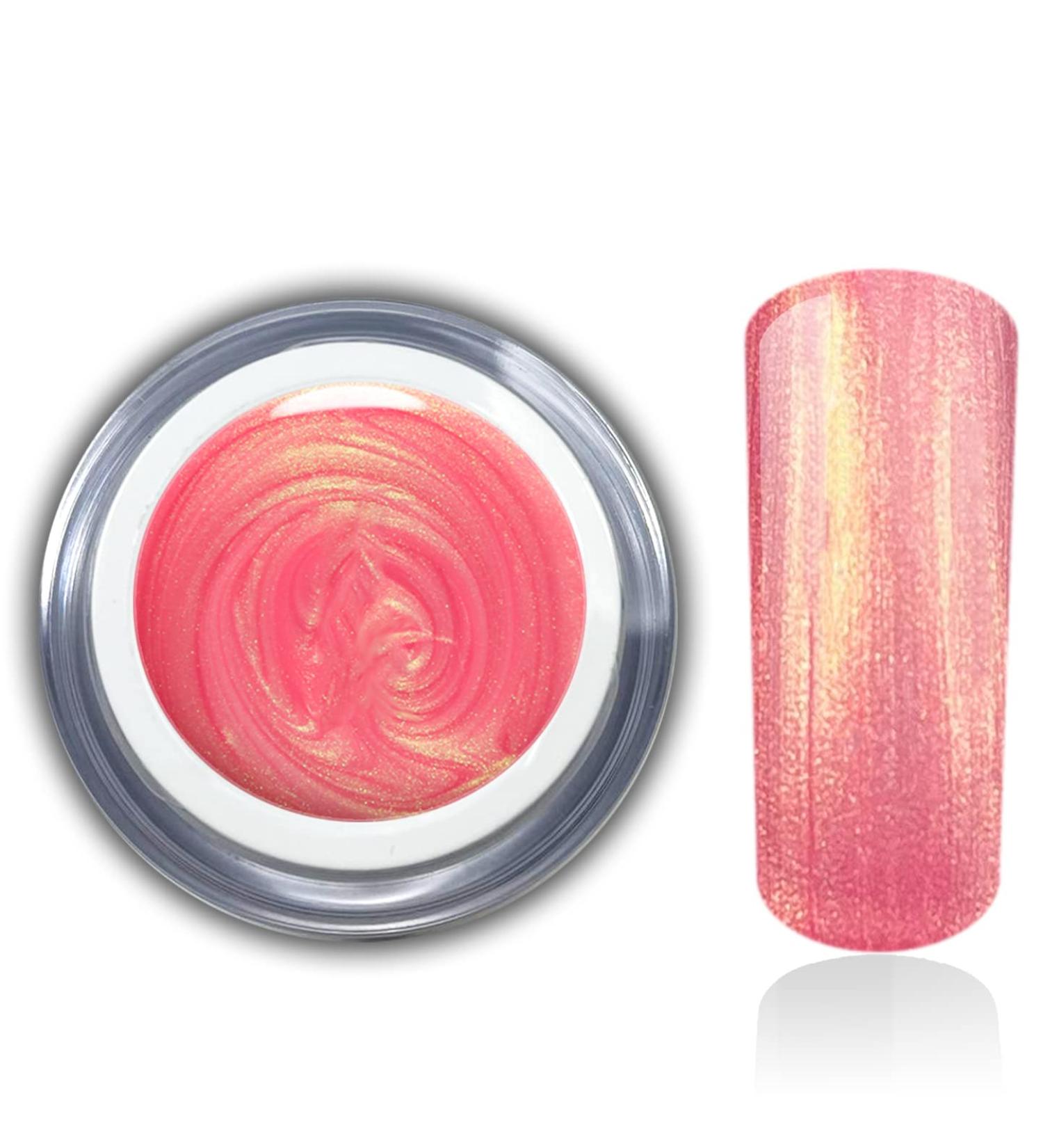 Buy Color Gel Metallic Ice Cream Pearl Pink - UV LED Nail Gel Studio Quality | RM Beautynails 5ml (1 Pack) - Ships Internationally - Buy Online on GoSupps.com