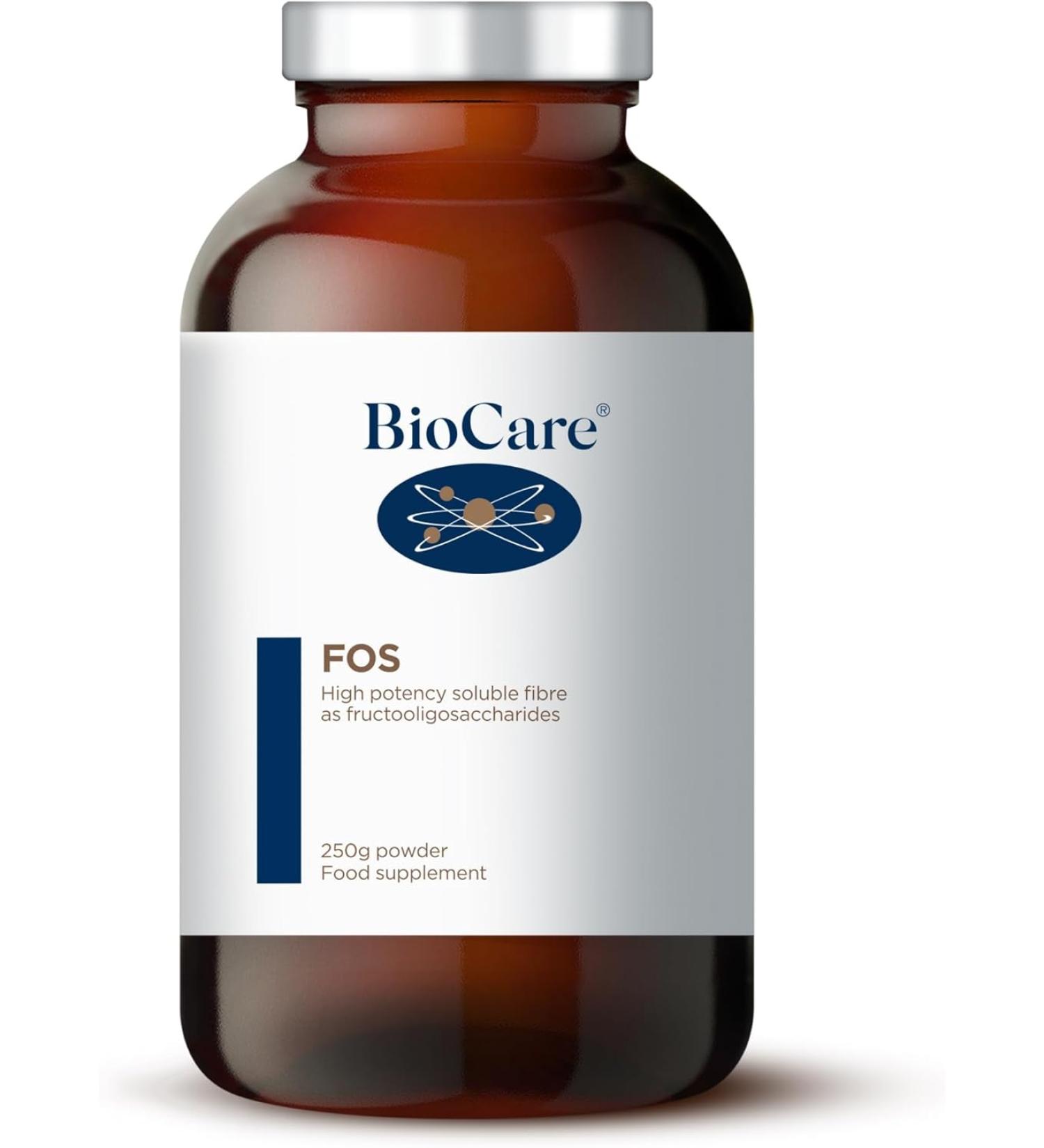 BioCare FOS 250g | High Potency Soluble Fibre Supplement - Buy Online on GoSupps.com