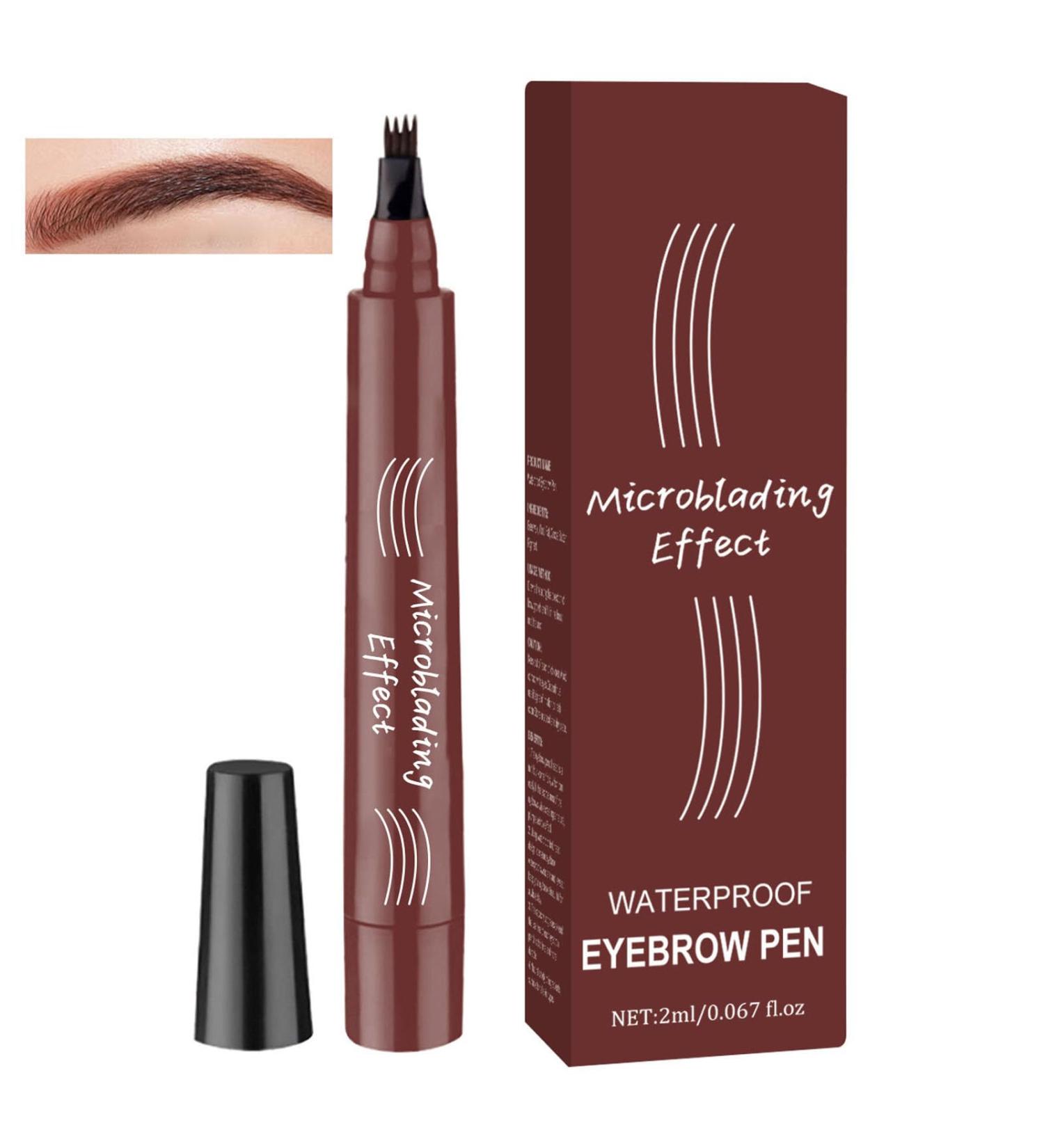 1 PCS Eyebrow Pencil Eyebrow Pen Waterproof Brow pen Microblading Eye Brow Pencils Long Lasting Natural Eyebrow Pen Reddish-brown 1 count (Pack of 1) 01 Reddish-brown - Buy Online on GoSupps.com