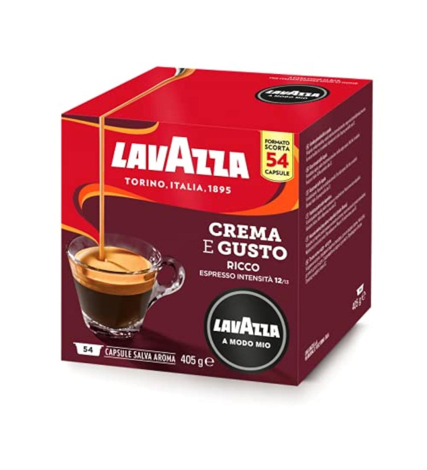 Lavazza Lavazza Cream and rich taste 216 coffee capsules A Modo Mio Espresso 4 boxes of 54 capsules