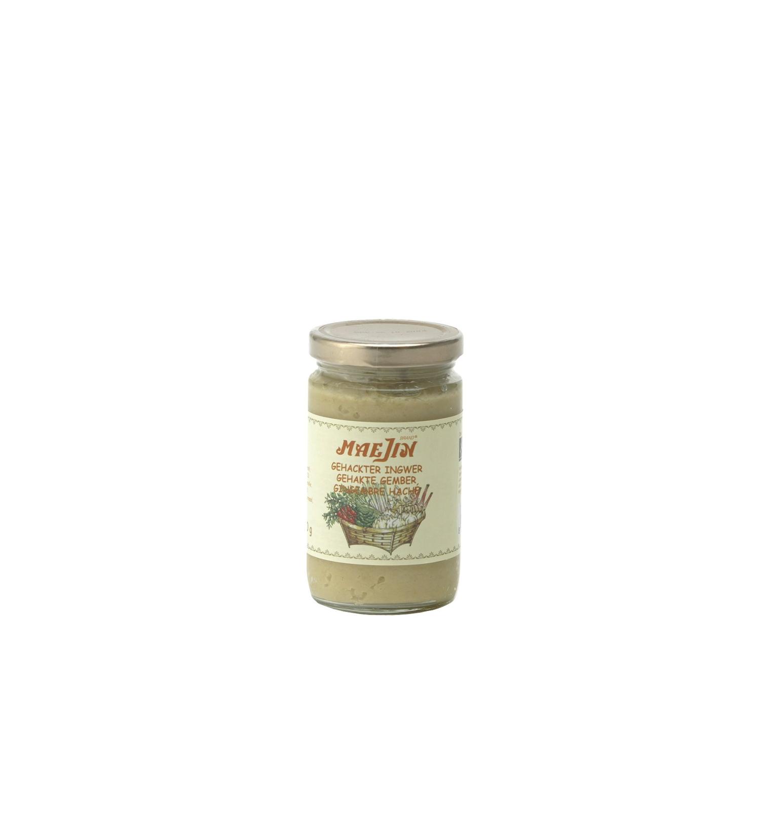Chopped Ginger Paste 210g - Maejin | Fresh & Flavorful Ginger for Cooking | International Shipping Available - Buy Online on GoSupps.com