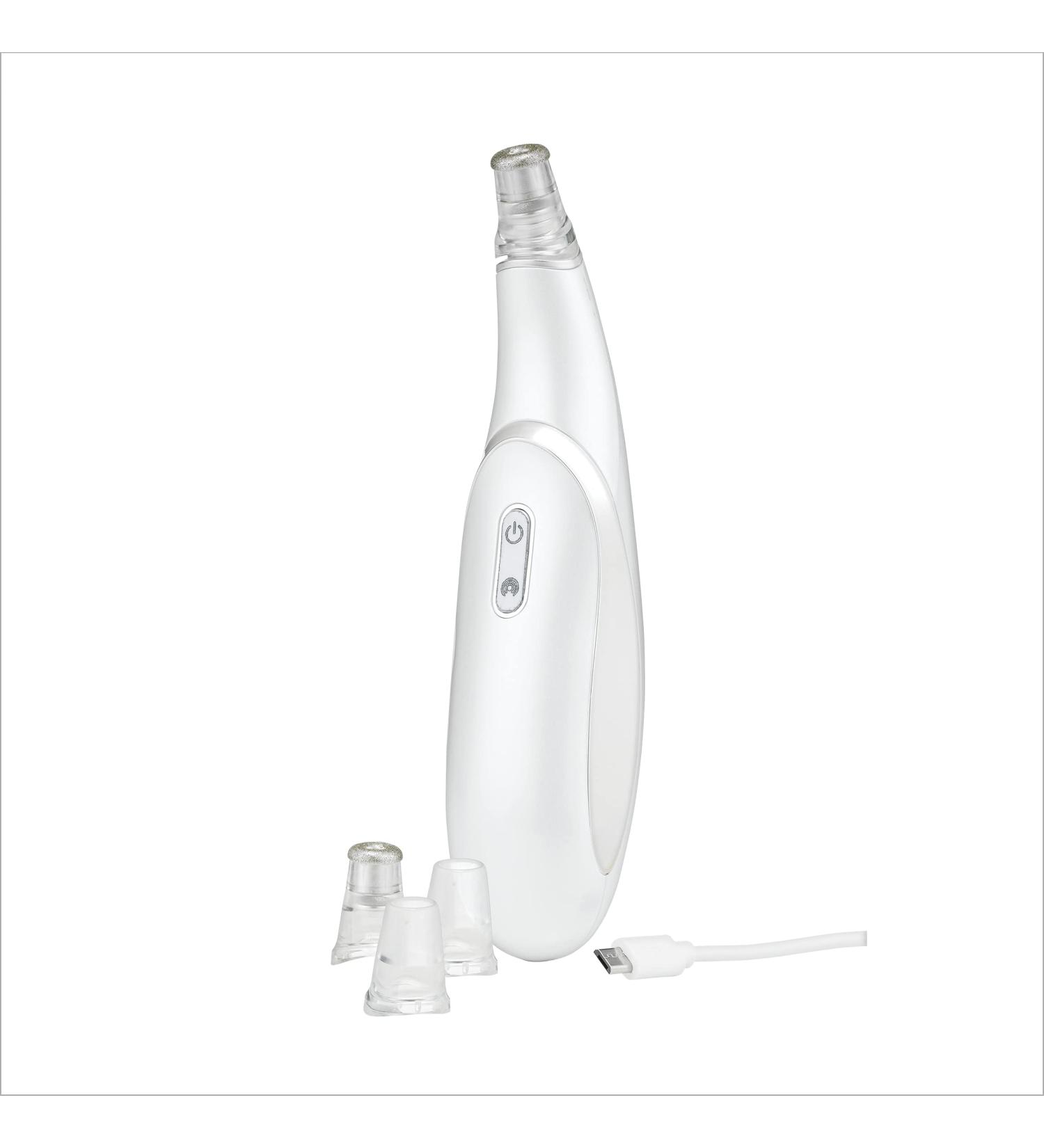 True Glow by Conair Microdermabrasion Tool - Rechargeable Beauty Device with 4 Attachments for Exfoliation & Pore Extraction - Ship Internationally - Buy Online on GoSupps.com
