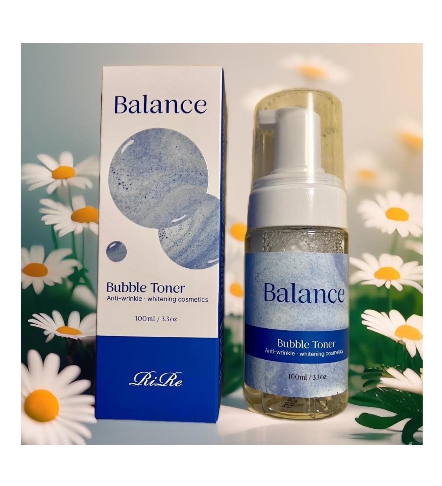Korea Balance Bubble Toner 100ml - 8 Layers Hyaluronic Acid for Deep Moisturizing & Oil-Moisture Balance | UBuy Shop - Buy Online on GoSupps.com