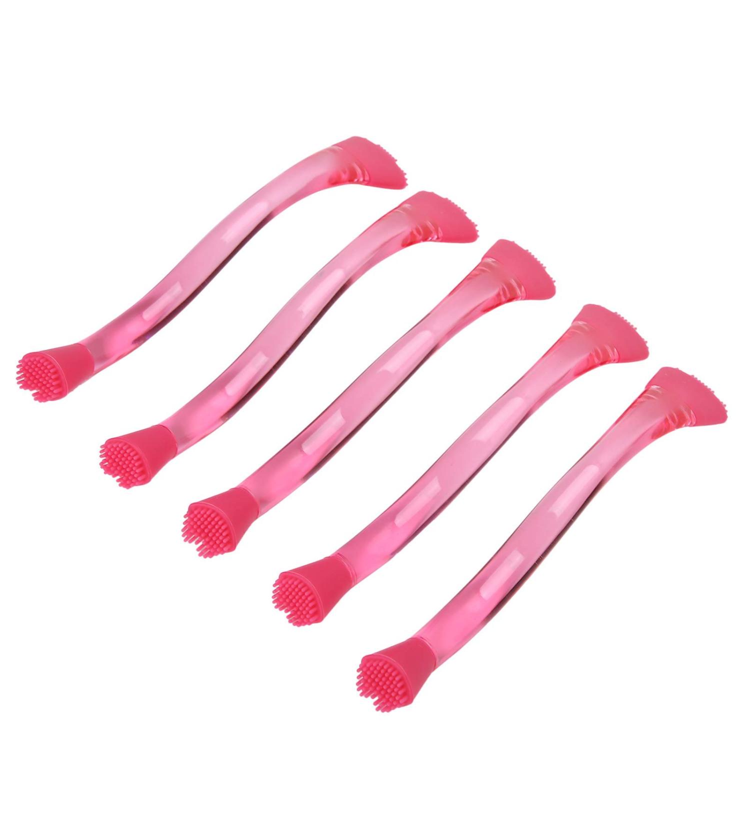 Verdant Touch Face Brush Silicone Facial Cleaning Brush Double-Sided Face Wash Brush for Makeup Removal Skin Care Tool - Buy Online on GoSupps.com