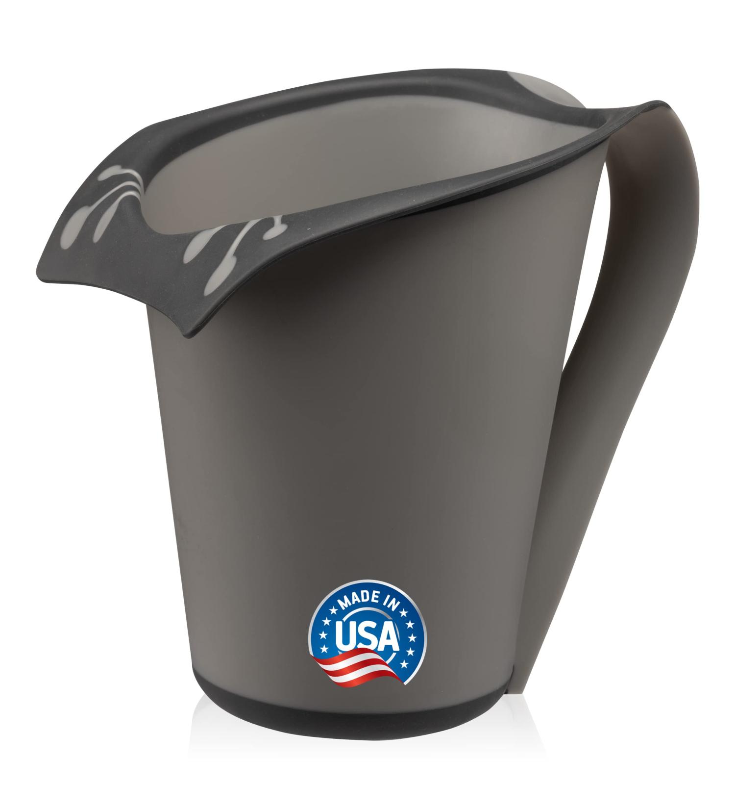 FRESH FROG Cascada Rinse Cup - Tear-Free Waterfall Rinser - Made in USA (Grey) - Buy Online on GoSupps.com