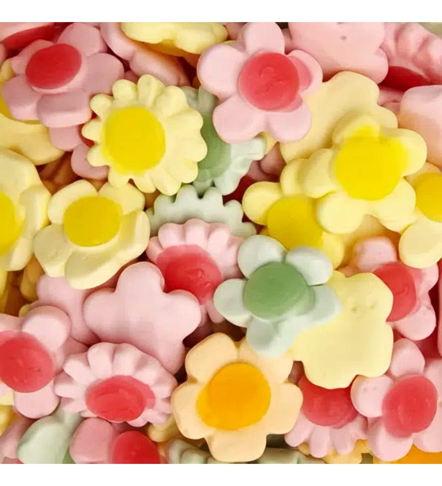 Happy Flowers Gummy Sweets 1kg Bag - Fruit Flavour Gummy Sweets