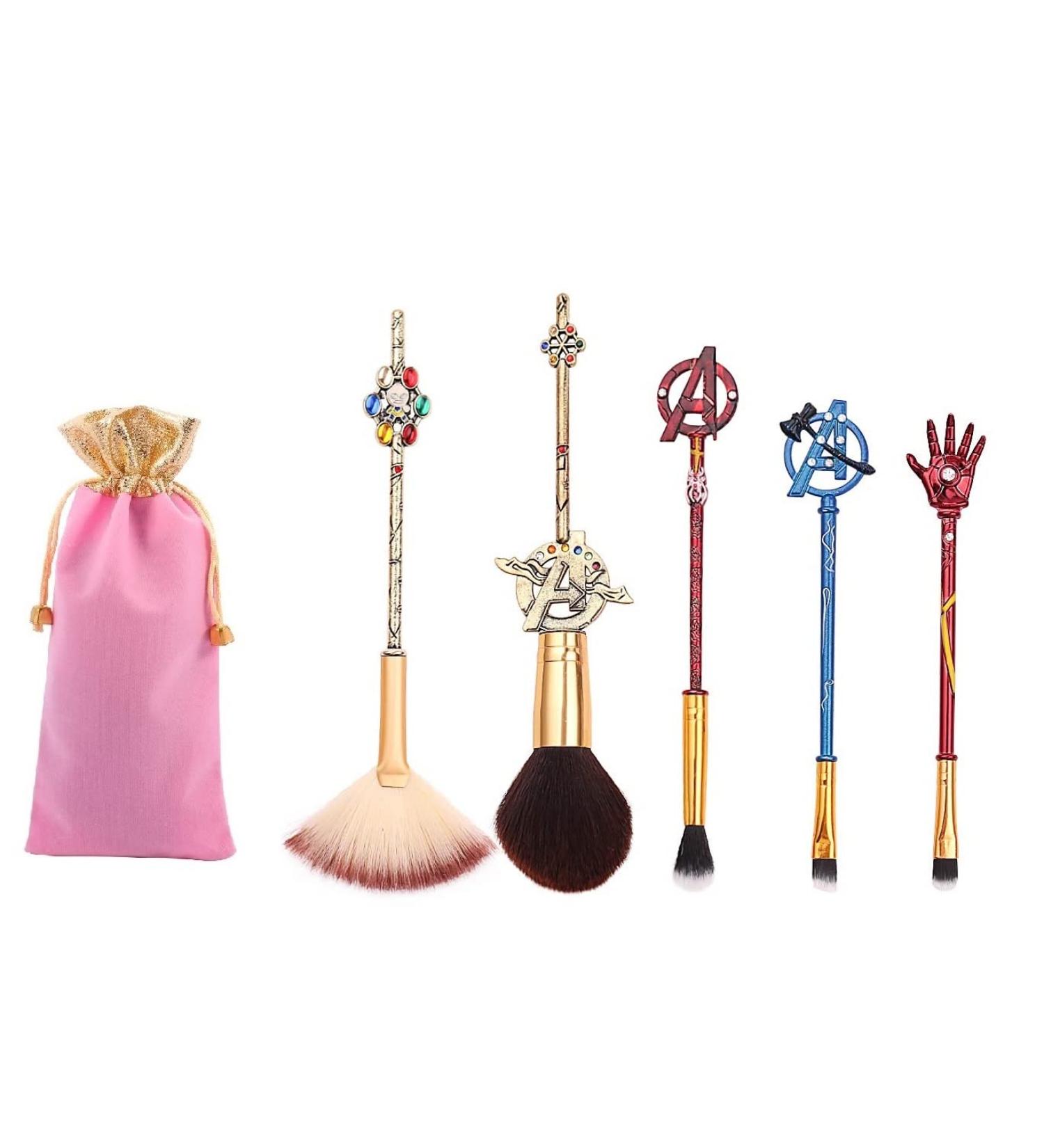 5-Part Classic Film Makeup Brush Set | Essential Brushes for Beginners & Artists | Perfect for Foundation Powder & Eyeshadow - Buy Online on GoSupps.com