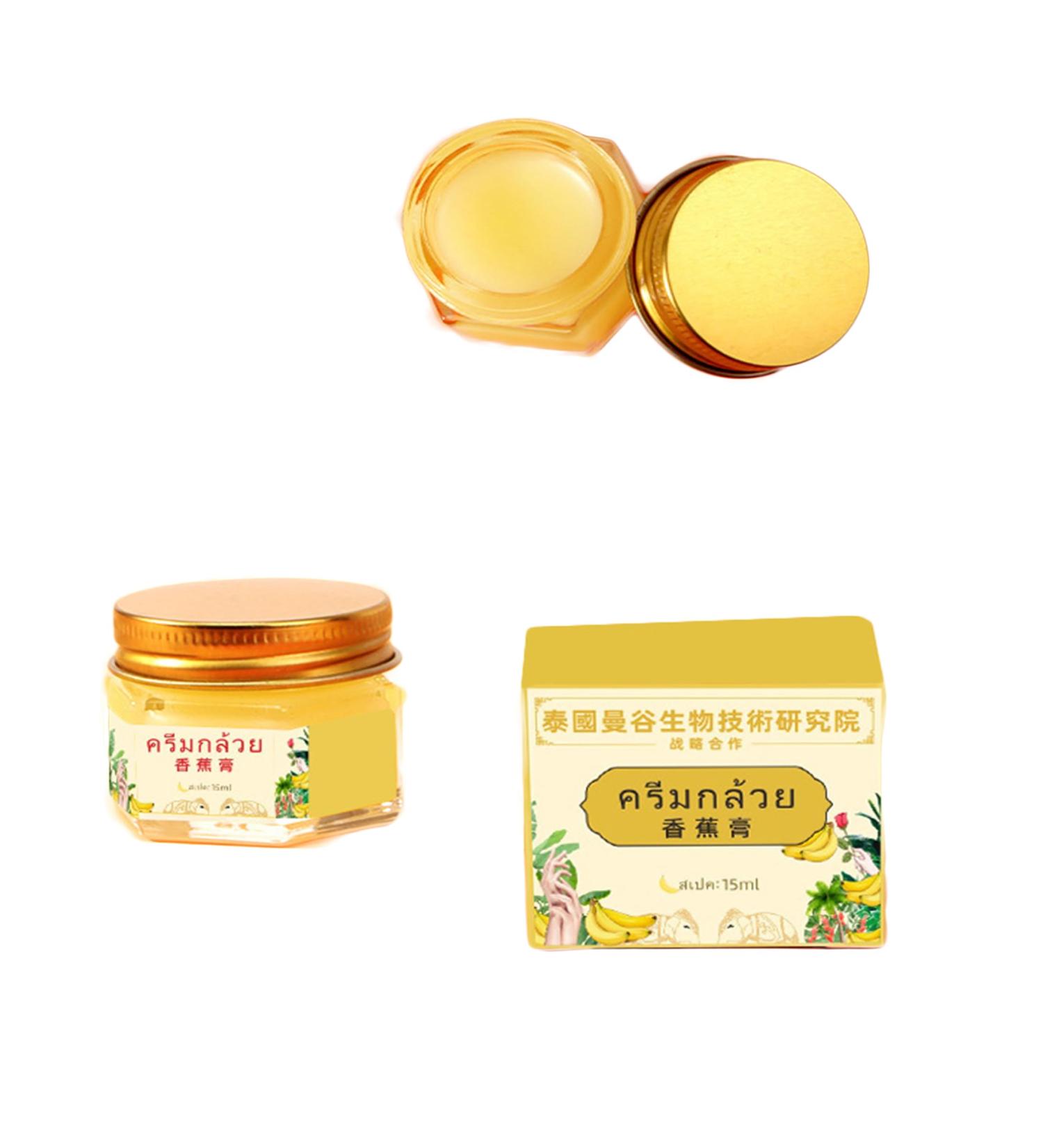 HELLOYOUNG 1 Box 20g Natural Banana Oil Anti-Drying Crack Foot Cream Foot Heel Cracked Repair Cream Ointments Care - Buy Online on GoSupps.com