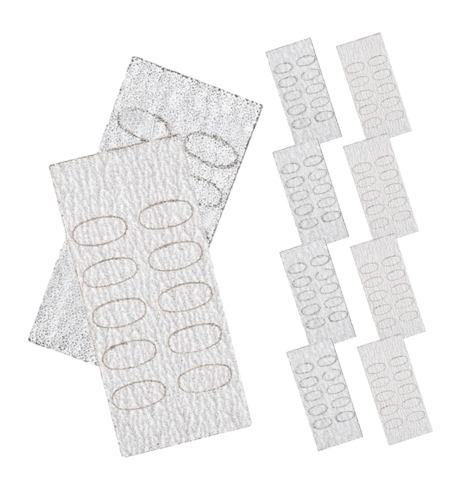 FRCOLOR 10 Sheets electrical tools nail tools pedicure tools electric foot file manicure sanding pads nail exfoliating grinding pads double head grinding disc horseshoe coarse sand - Buy Online on GoSupps.com