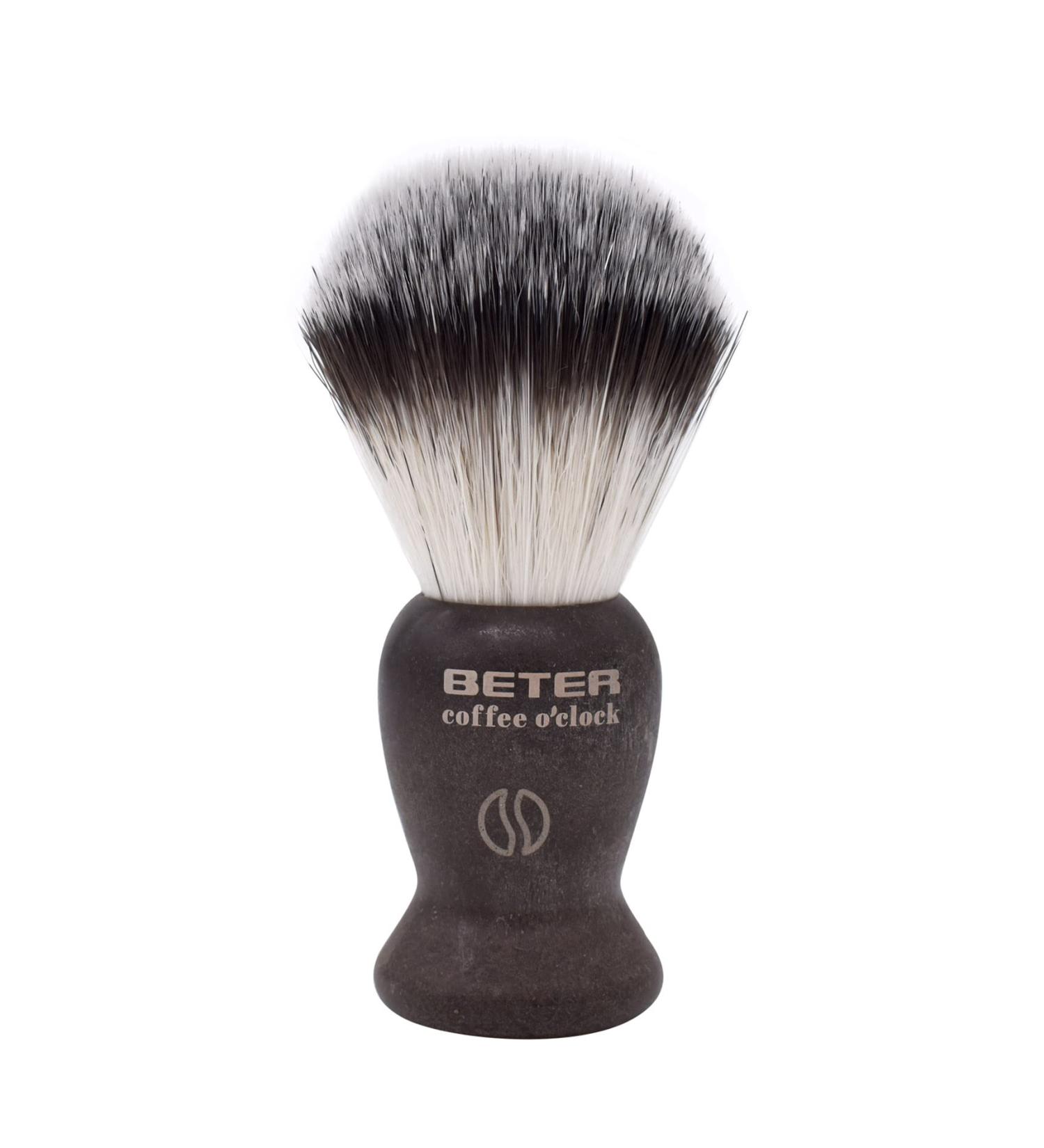 Beter Coffee Oclock Vegan Shaving Brush with Synthetic Bristles Eco-Friendly Grooming Tool - Buy Online on GoSupps.com