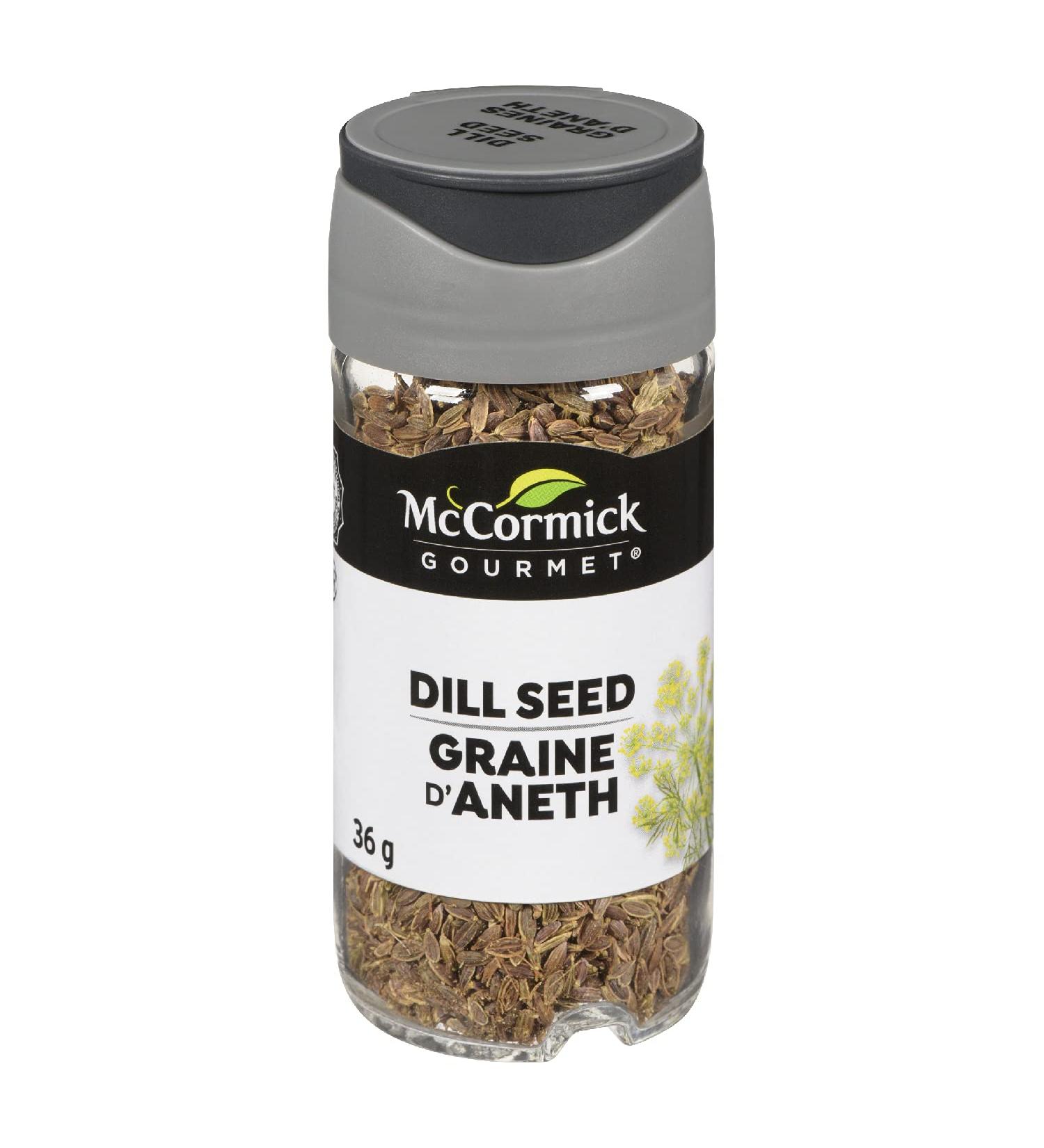 McCormick Gourmet (MCCO3) New Bottle Premium Quality Natural Herbs & Spices Dill Seed 36g - Buy Online on GoSupps.com