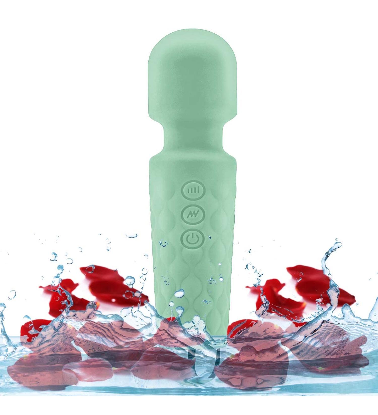 Quiet Waterproof Neck Shoulder Back Body Massager 6 inches Green - Ideal for Sports Recovery and Muscle Aches - Buy Online on GoSupps.com
