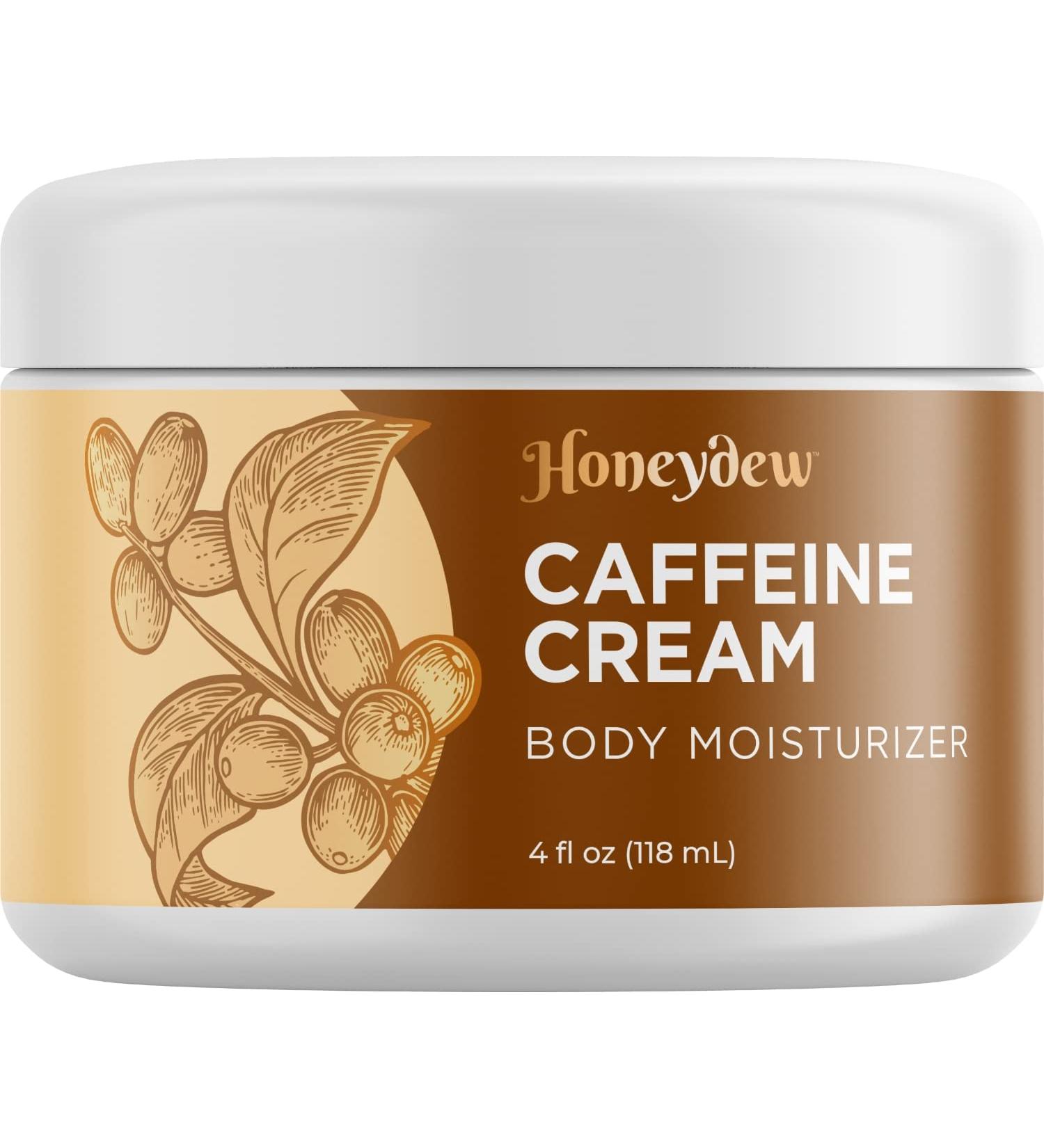 Caffeine Cellulite Cream for Thighs, Butt, and Belly - Moisturizing Firming Lotion with Shea & Cocoa Butter - Vegan Formula for Women - Buy Online on GoSupps.com