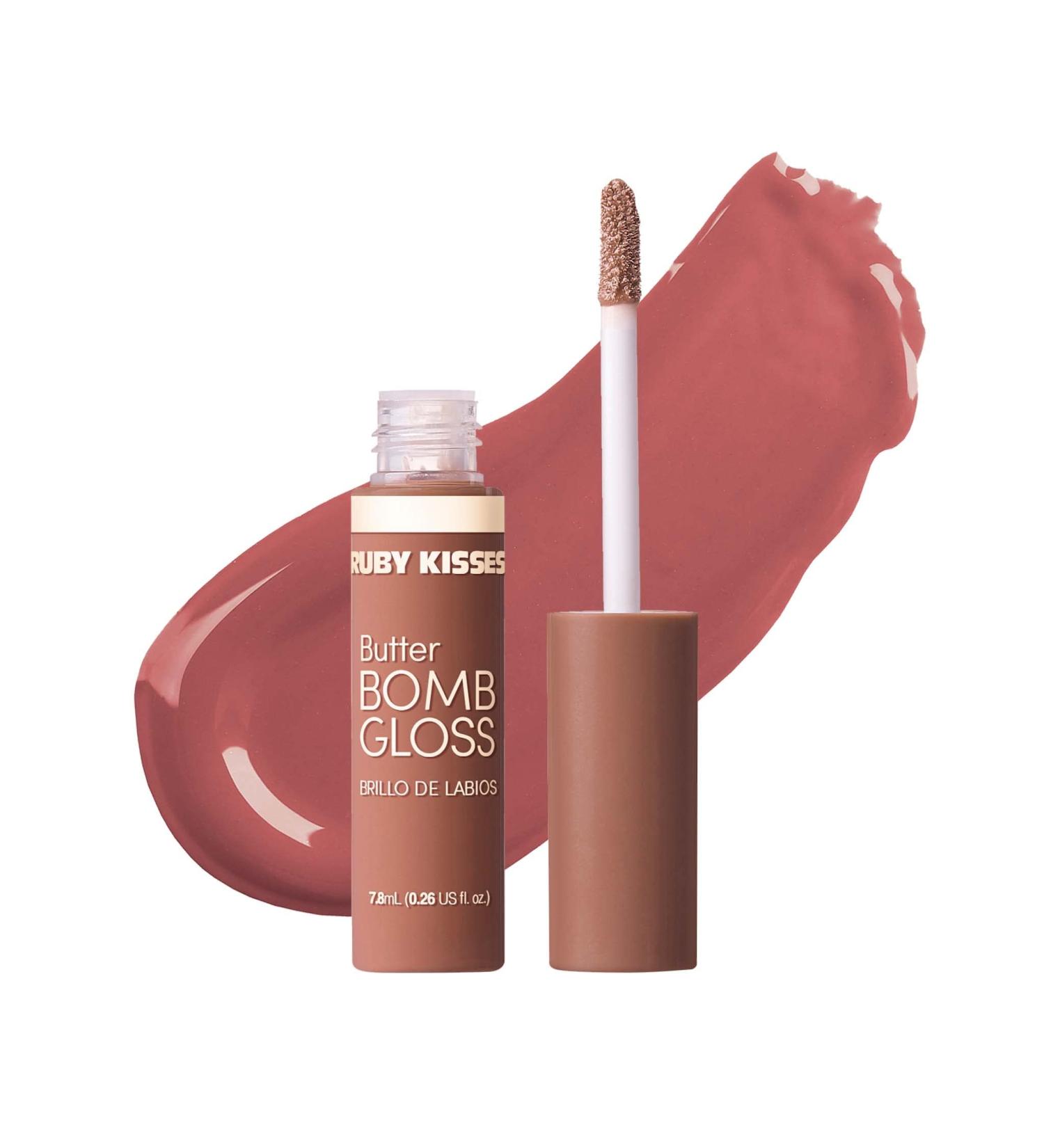 Ruby Kisses Butter Bomb Lip Gloss - Natural Nude (Blind Date) - 7.8mL - Buy Online on GoSupps.com