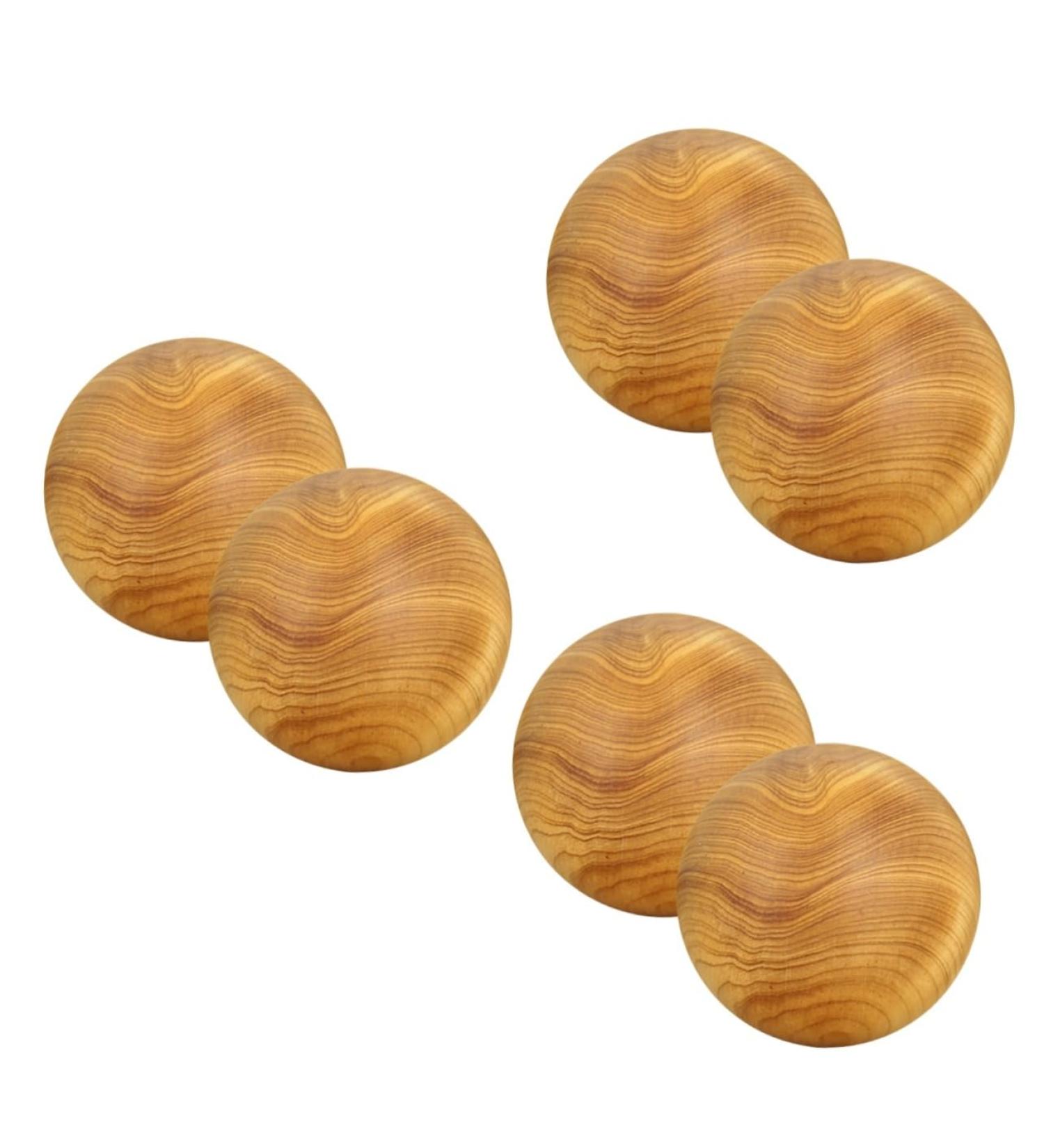 Lurrose Hand Training Balls - 6 Piece Wooden Massage Device for Meditation & Stress Relief - Baoding Balls & Hand Trainer - Buy Online on GoSupps.com