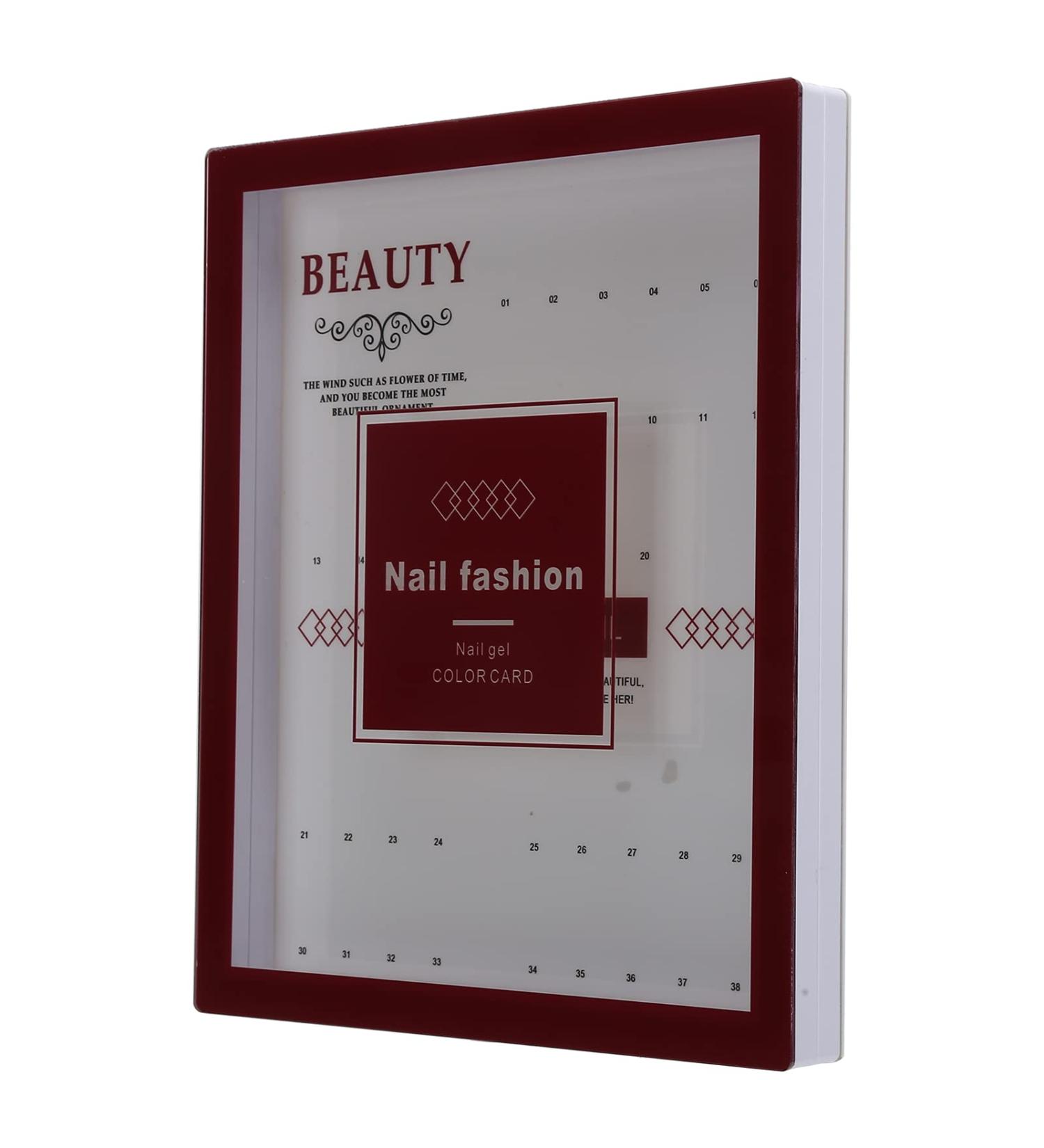 Nail Polish Display Book Nail Color Chart Plastic for Home for Nail Salon - Buy Online on GoSupps.com
