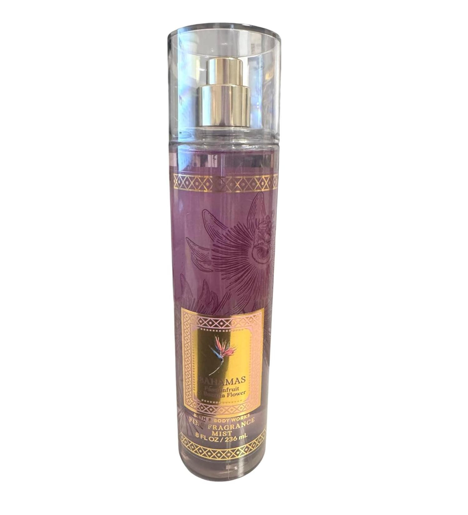 Bath & Body Works Fine Fragrance Body Spray Mist 8 fl oz / 236 mL (Bahamas Passionfruit & Banana Flower) - Buy Online on GoSupps.com