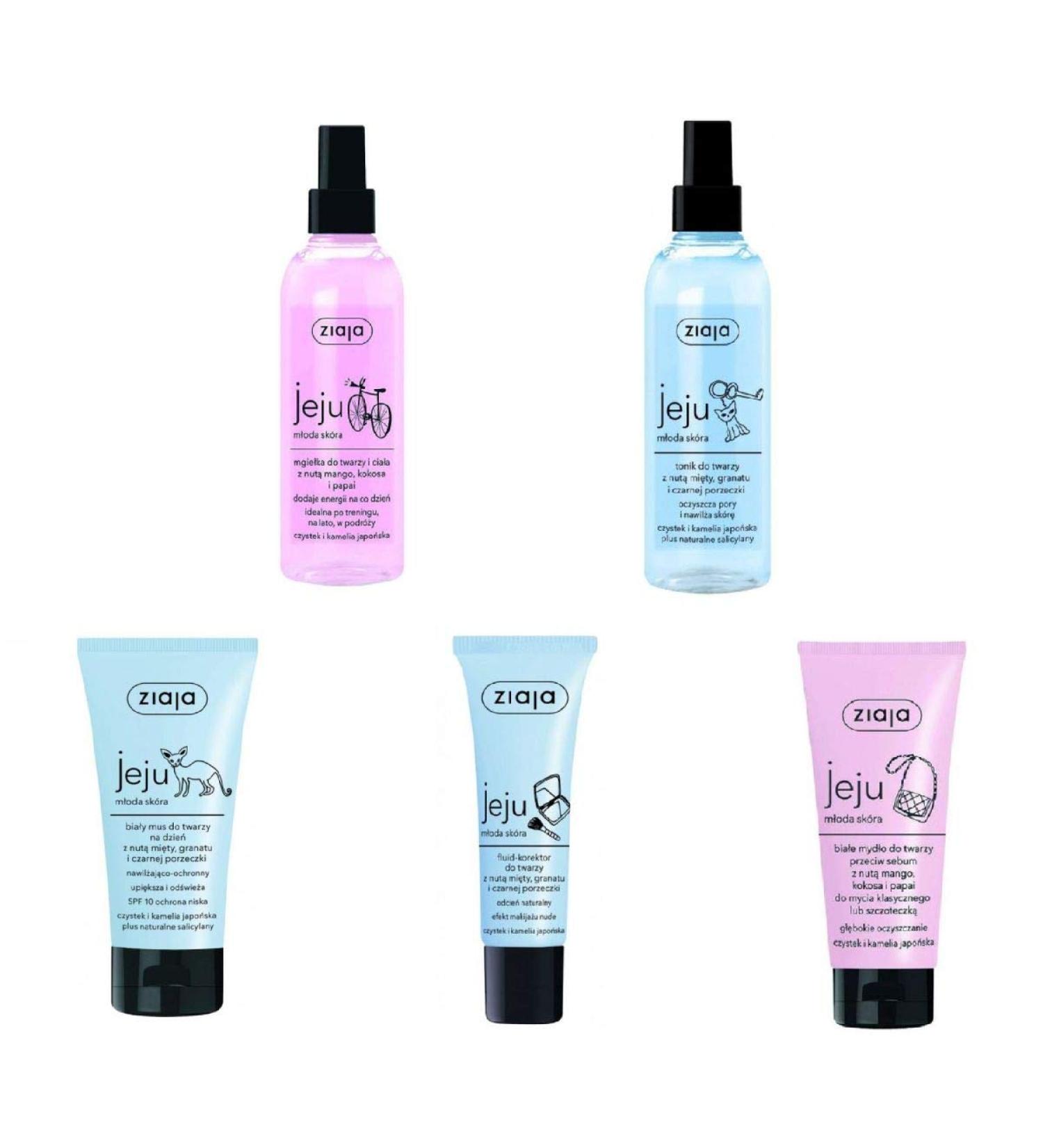 Ziaja jeju line (face set)