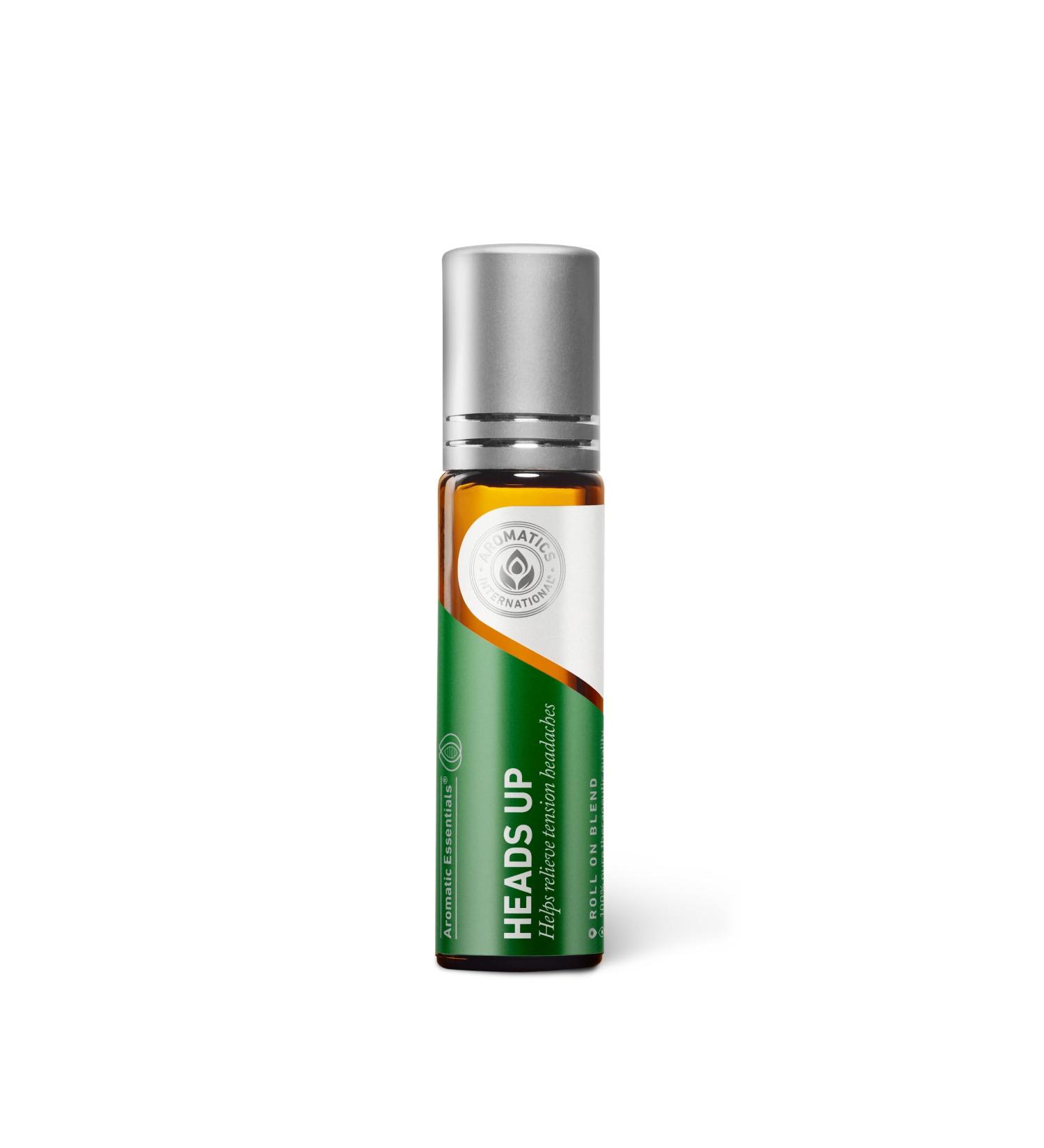 Aromatics International Heads Up Essential Oil Blend Roll On 10ml | Aromatherapy for Clear Focus Heads Up - Roll On - Buy Online on GoSupps.com
