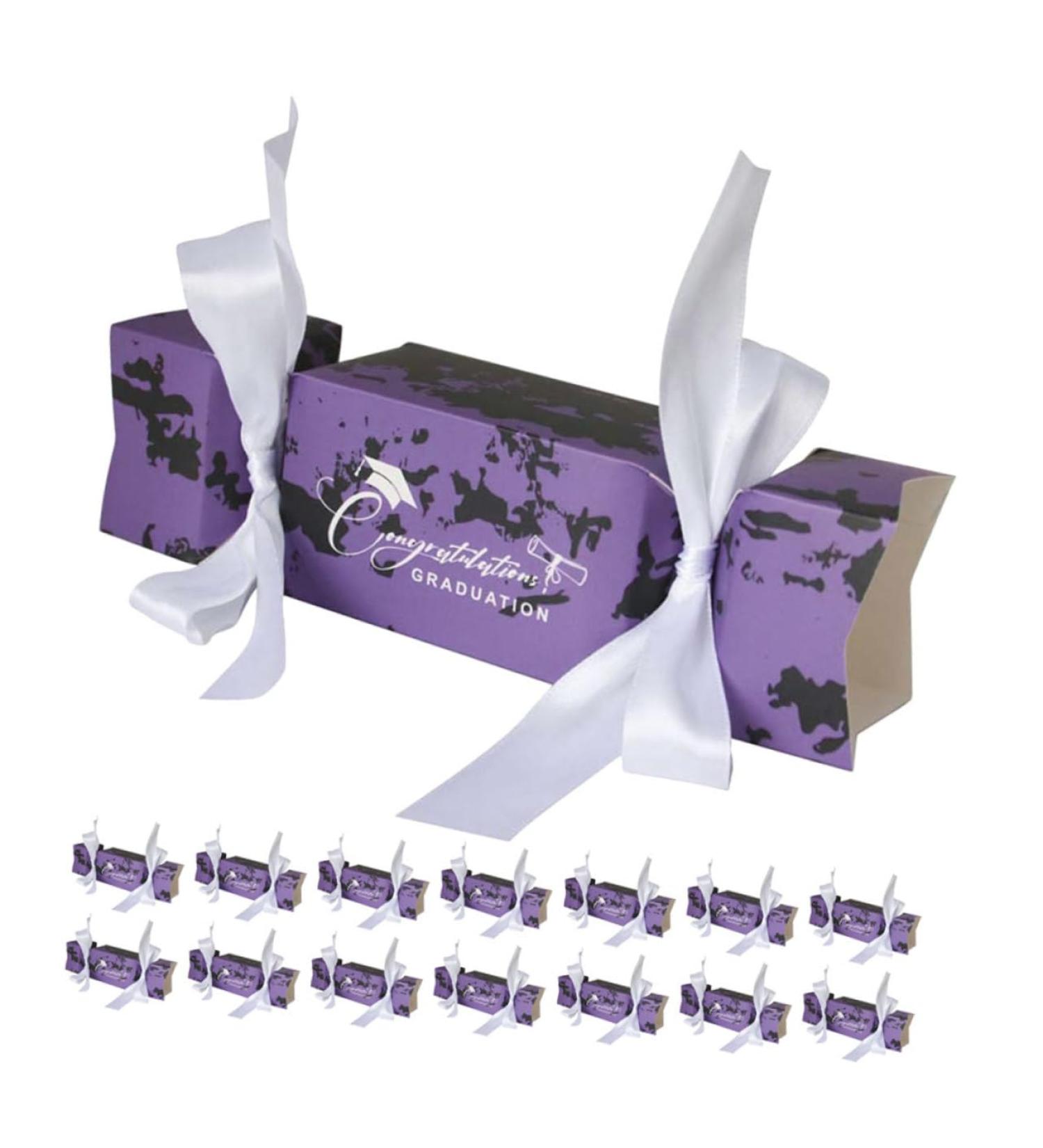 Healeved 50pcs Boxes Graduation Candy Box Gift Boxes Party Candy Holder Candy Supply Favor Boxes Biscuit Case Candy Case Grad Candy Boxes Purple Delicate Container Paper 1 count (Pack of 1) Purple - Buy Online on GoSupps.com