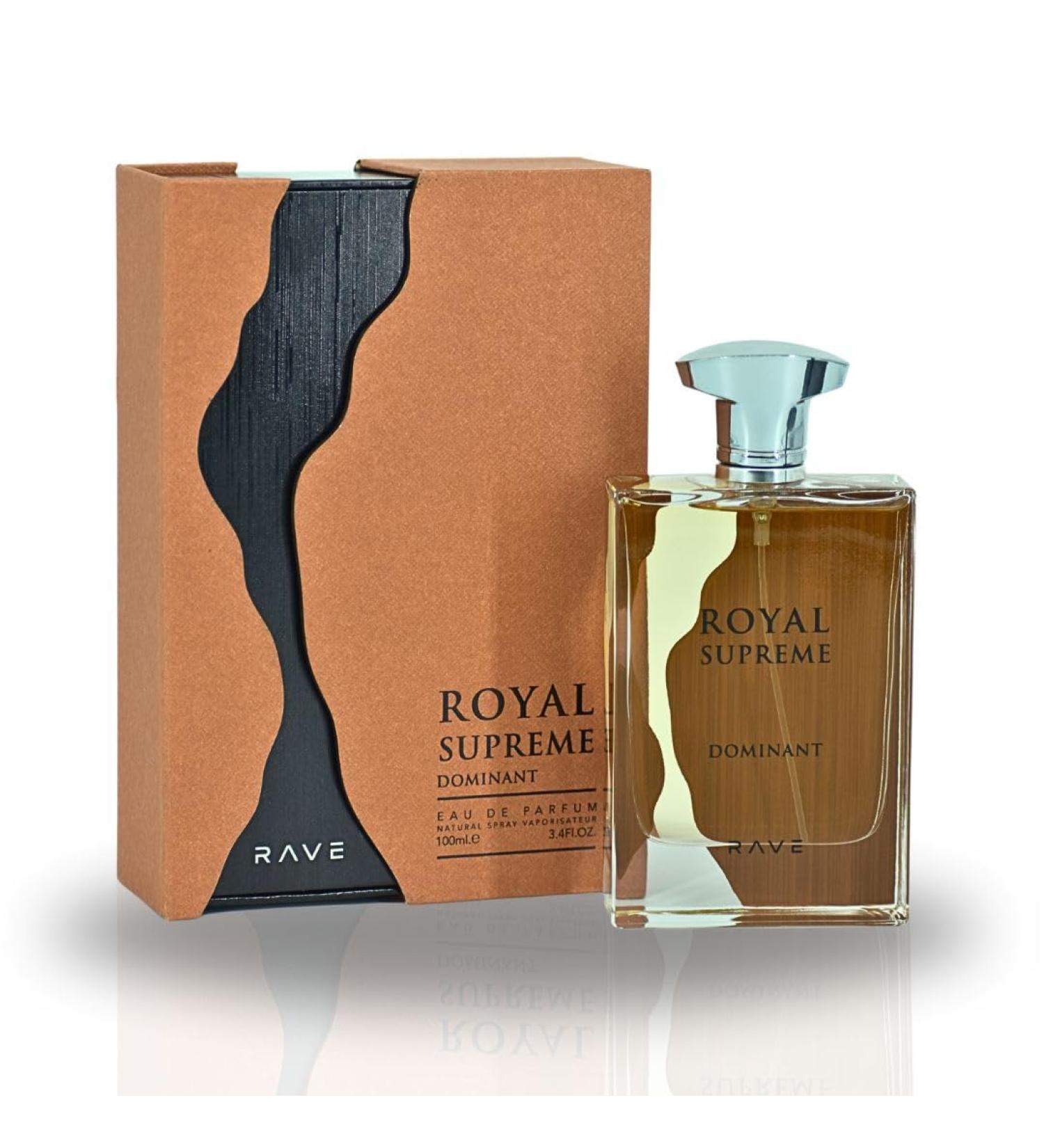 Rave Royal Supreme Dominant EDP Spray 100ML (3.4 OZ) Long Lasting Cologne perfume for men perfume for women. 3.4 Fl Oz (Pack of 1) Dominant EDP Spray - Buy Online on GoSupps.com