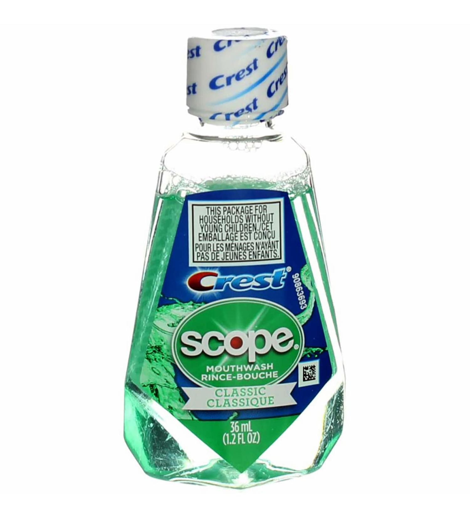 P&G-Crest + Scope Mouthwash Classic 36 ml 12 Count - Buy Online on GoSupps.com