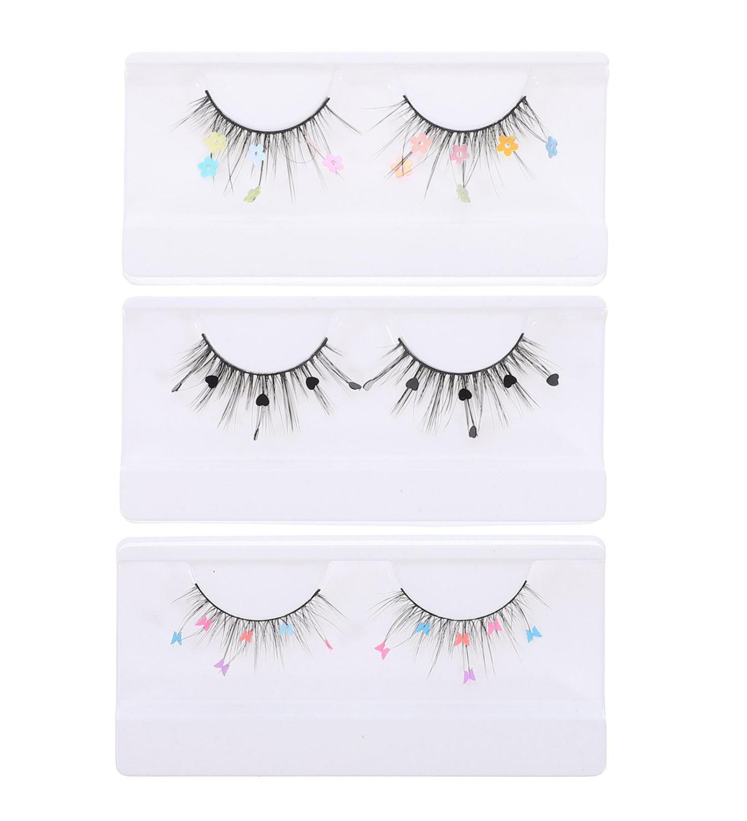 Beaupretty 3 Pairs of False Eyelashes Sequin Lashes Fluffy Eyelashes Decorative Eyelashes - Buy Online on GoSupps.com