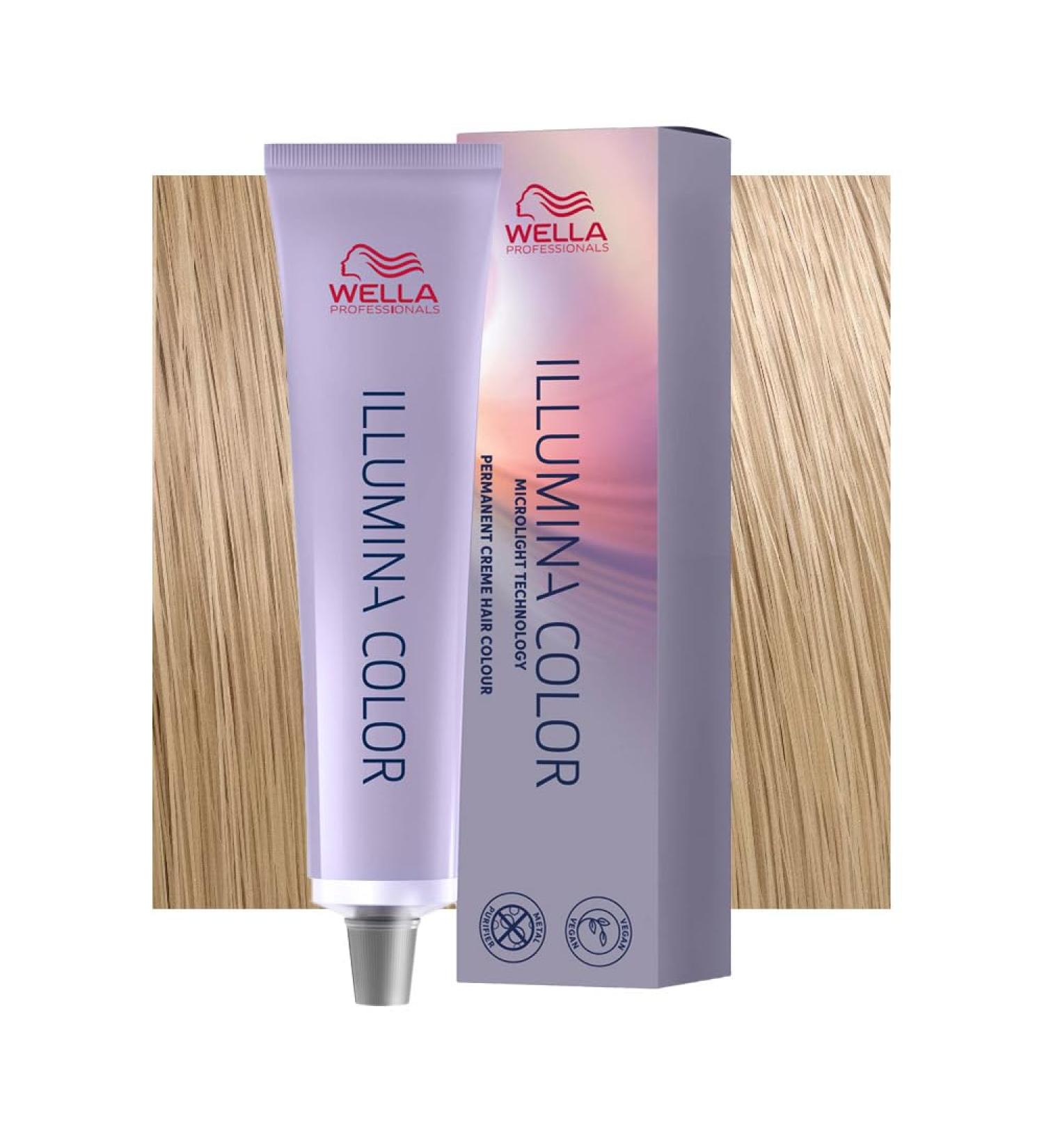 8/38 Light Golden Blonde Pearl Wella Illumina Color 60ml