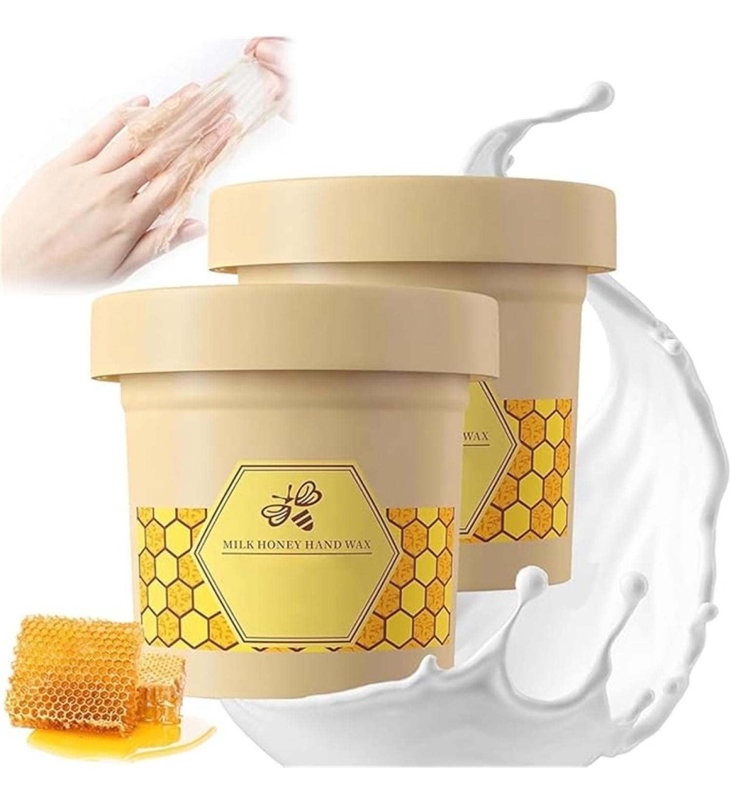 Masque exfoliant pour les mains la cire de lait au miel Masque exfoliant pour les mains pour hydrater les mains enlever les peaux mortes soin des mains exfoliant masques hydratants pour tous - Buy Online on GoSupps.com