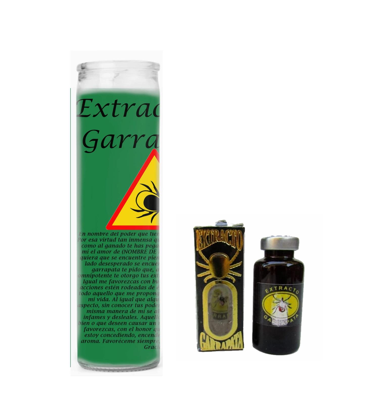 Extracto Puro de Garrapata Aceite Conjuro Incluye 1 Vela Verde Pure Tick Extract Conjuring Oil Includes 1 Green Candle Incluye Ritual Includes Ritual