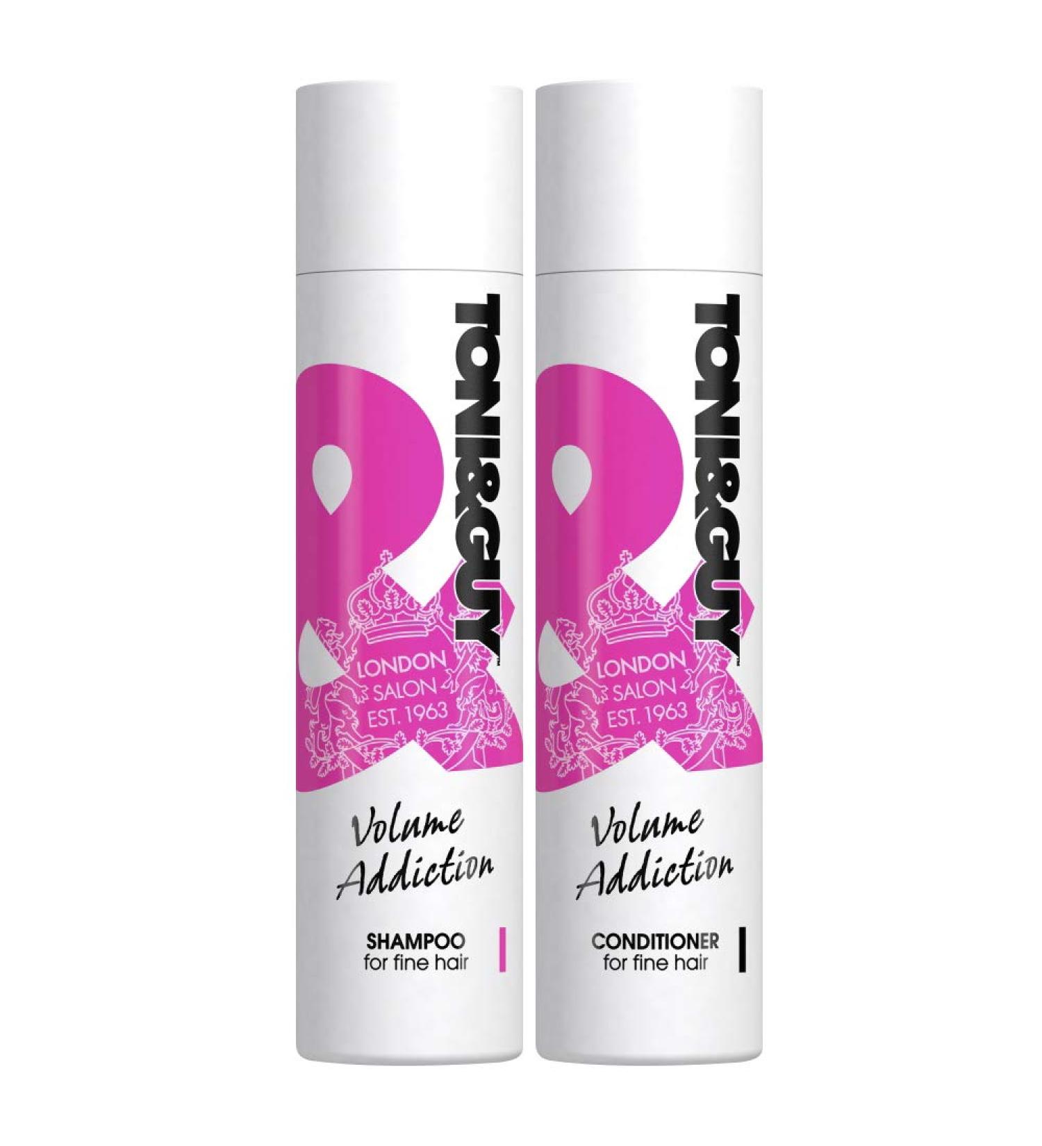 Toni & Guy Shampooing et Apr s-shampoing pour Cheveux Fins Duo Paquet (2 X Shampooing 2 X Apr s-shampoing) - Buy Online on GoSupps.com