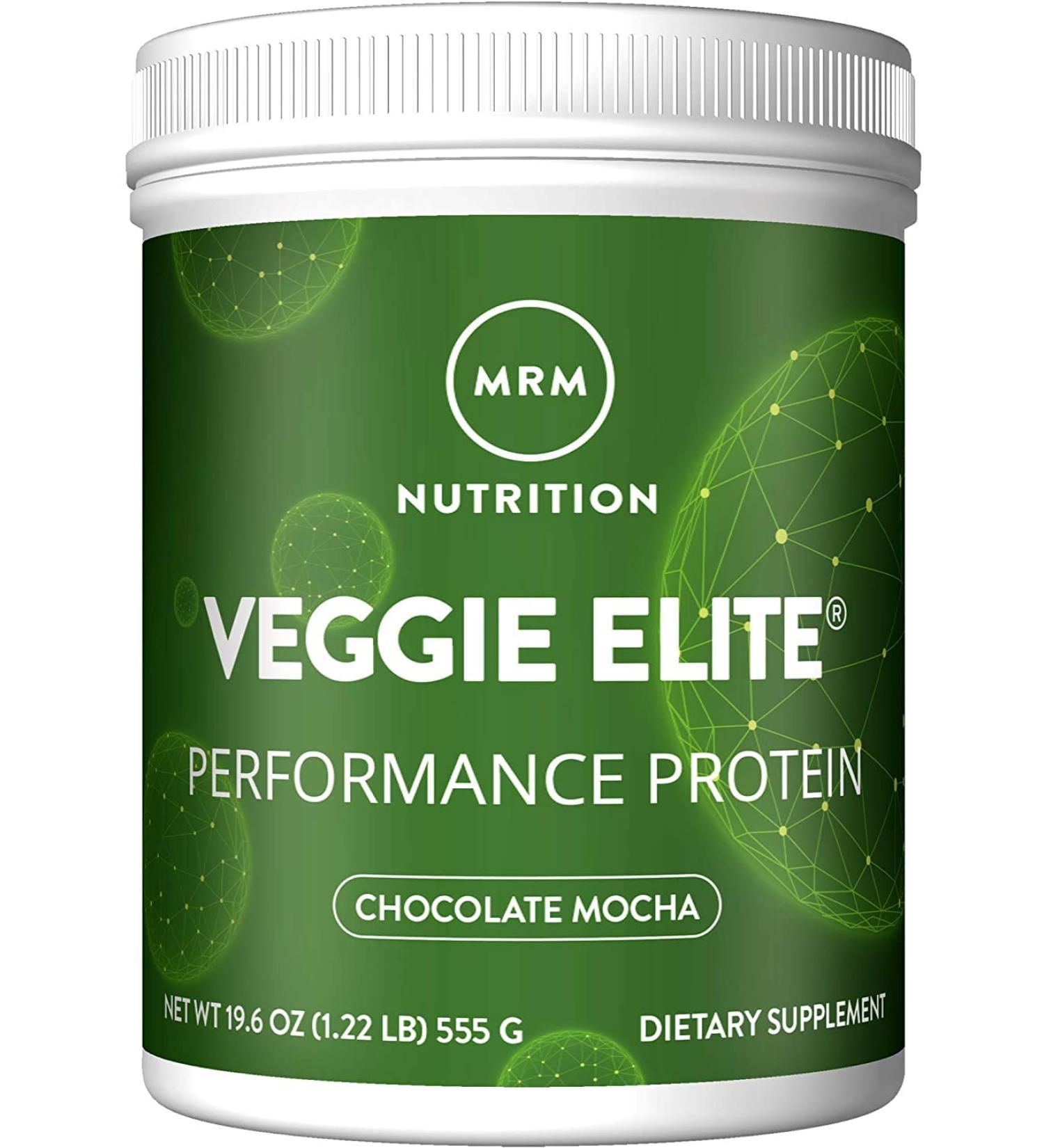 MRM Smooth Veggie Elite Performance Protein - Chocolate Mocha 19.6 oz | Plant-Based Protein Powder - Buy Online on GoSupps.com