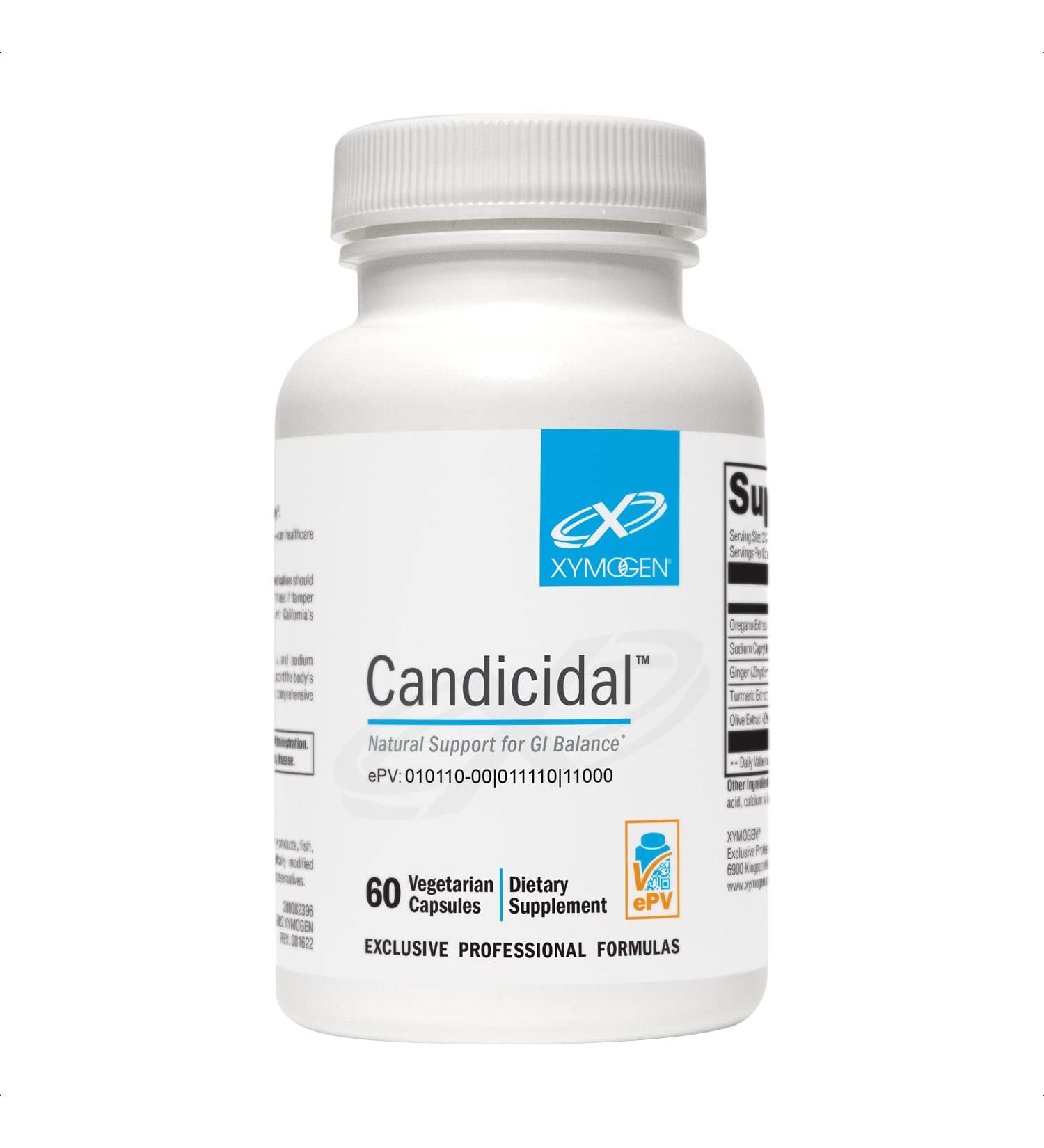 XYMOGEN Candicidal - Natural Support for Healthy Microbial Balance - 60 Capsules - Buy Online on GoSupps.com