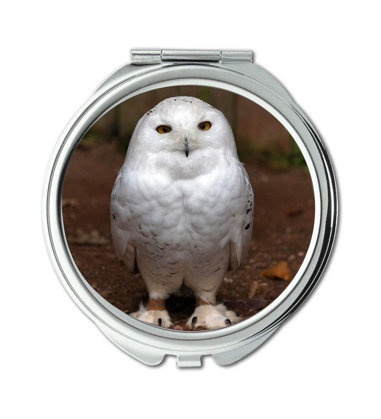 Mirror Compact Mirror owl english purdue owl bird pocket mirror portable mirror - Buy Online on GoSupps.com
