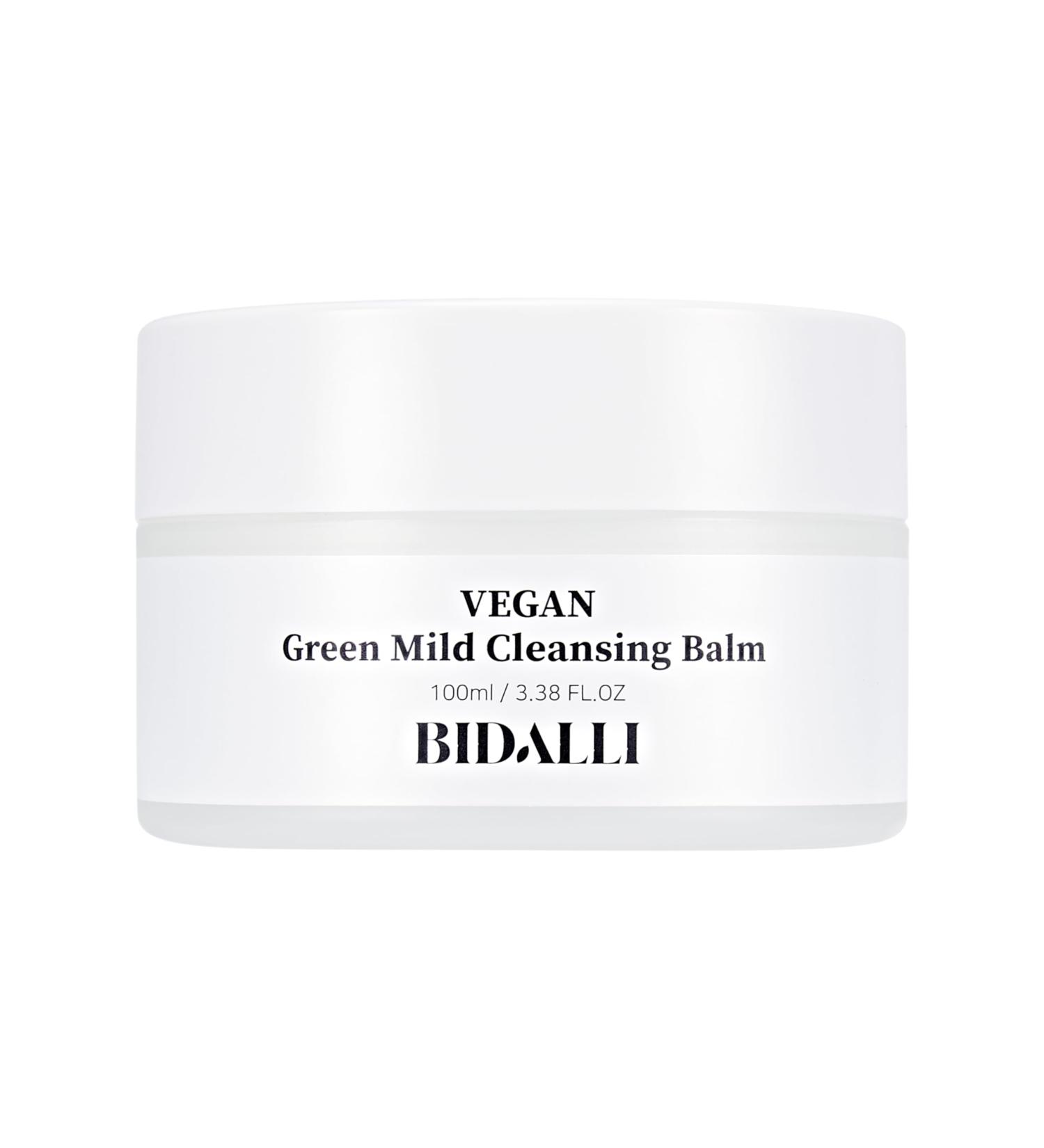 Vegan Green Mild Cleansing Balm - Gentle Korean Makeup Remover & Hydrating Wash for All Skin Types - 100% Vegan & Cruelty-Free (100ml - Buy Online on GoSupps.com