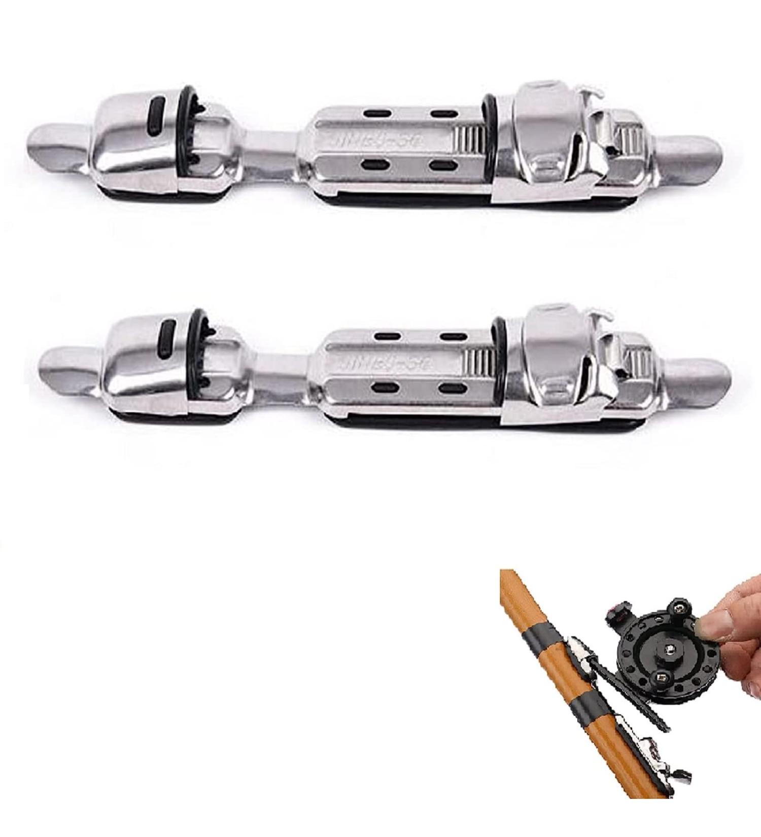 Bavooty Fishing Rolls Seat - Stainless Steel Fishing Rod Holder & Roller Seat (2 Pieces) - Stable Fishing Gear for Ultimate Angling Support - Buy Online on GoSupps.com