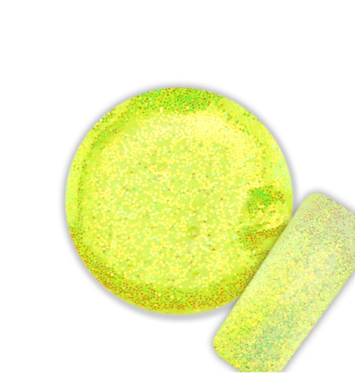 UV Colour Fusion Glitter Gel - sparkling yellow 5ml