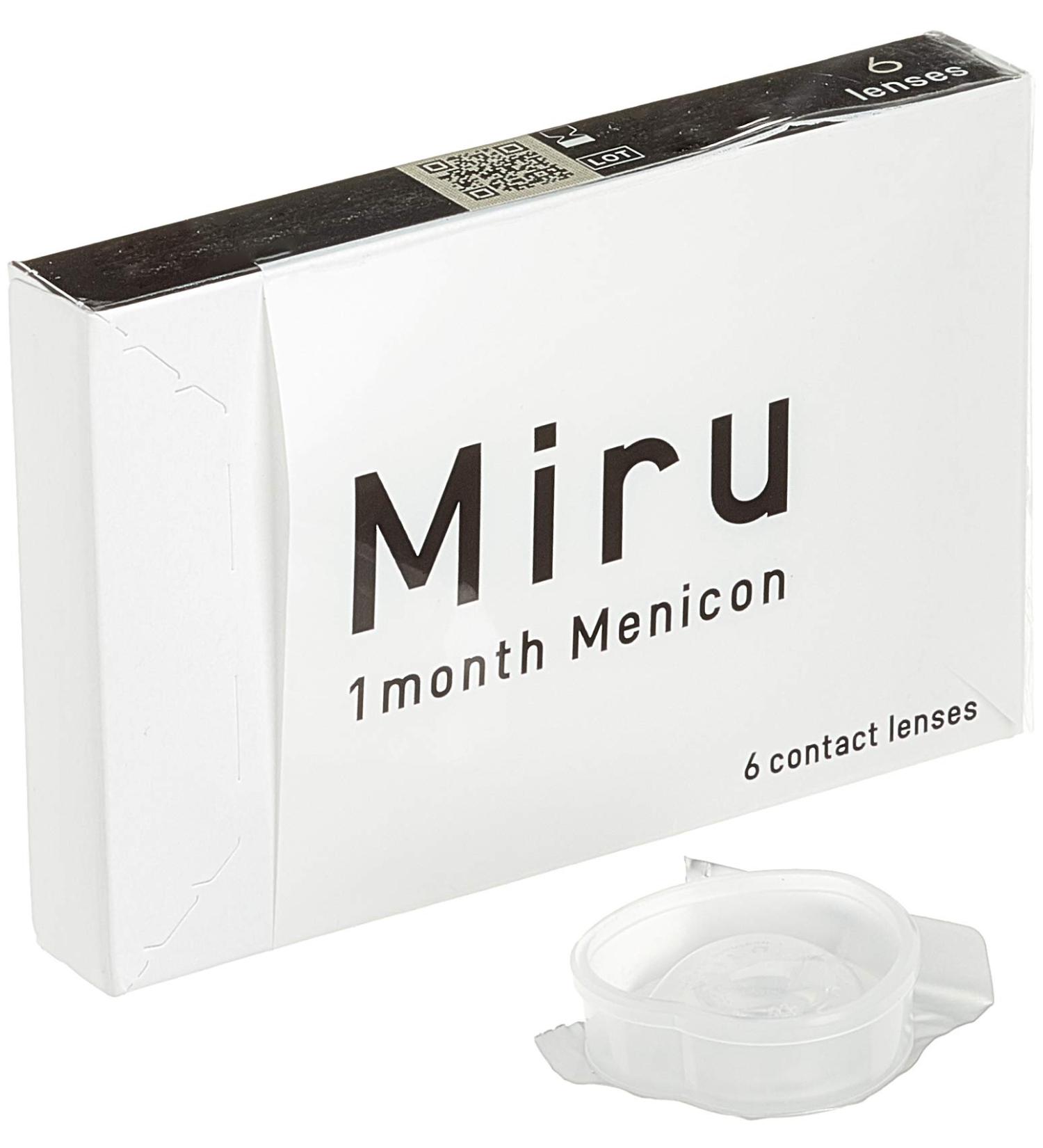Miru Monthly Lenses - Menicon Soft Contact Lenses | 6 Pack BC 8.60mm DIA 14.00mm +6 Dioptria | International Shipping Available - Buy Online on GoSupps.com