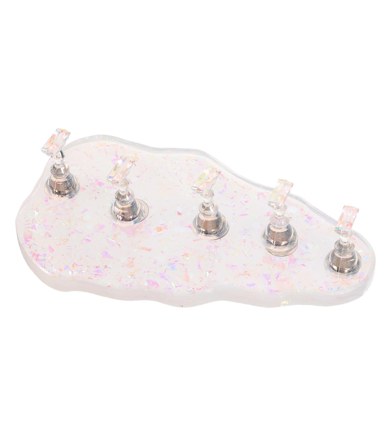 DRESSOOS 1 Set Sprouts Clips Nail Art Kits Nails Supply Nail Stand Nail Holder Nail Art Stand Practice Nail Tips Nail Supplies Nail Display Stand Easel Nail Polish Japanese-style Magnet - Buy Online on GoSupps.com