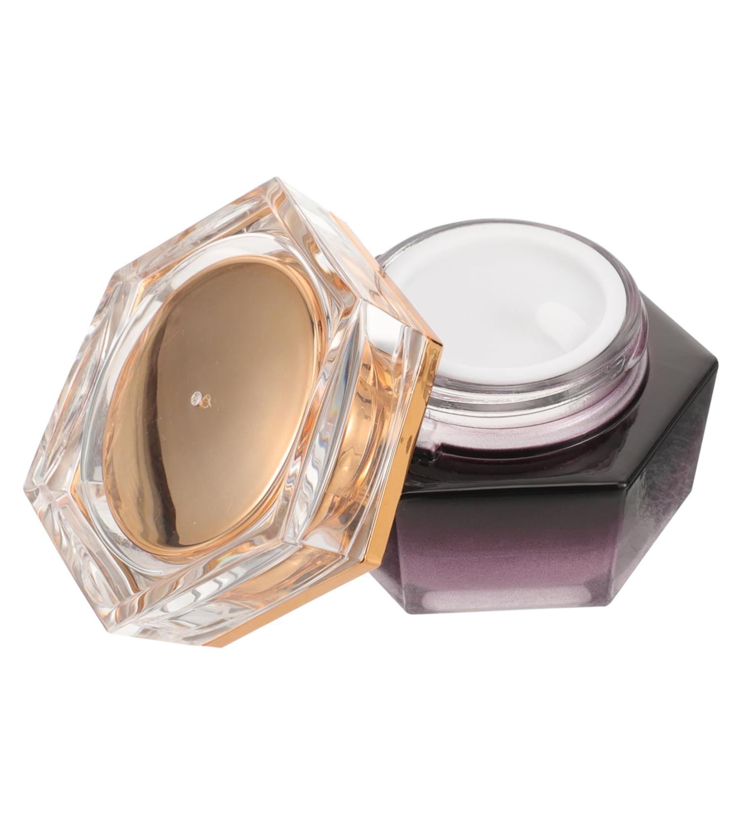 Healeved Cream Jar Glass Cream Container Travel Size Containers Travel Size Jars Skincare Containers Cosmetic Jar Empty Cosmetic Container Small Containers with Lids Powder Container - Buy Online on GoSupps.com