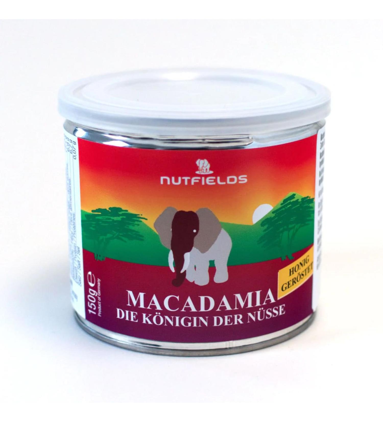 Nutfields Macadamia | Honey roasted | Elephant motif | 150 g