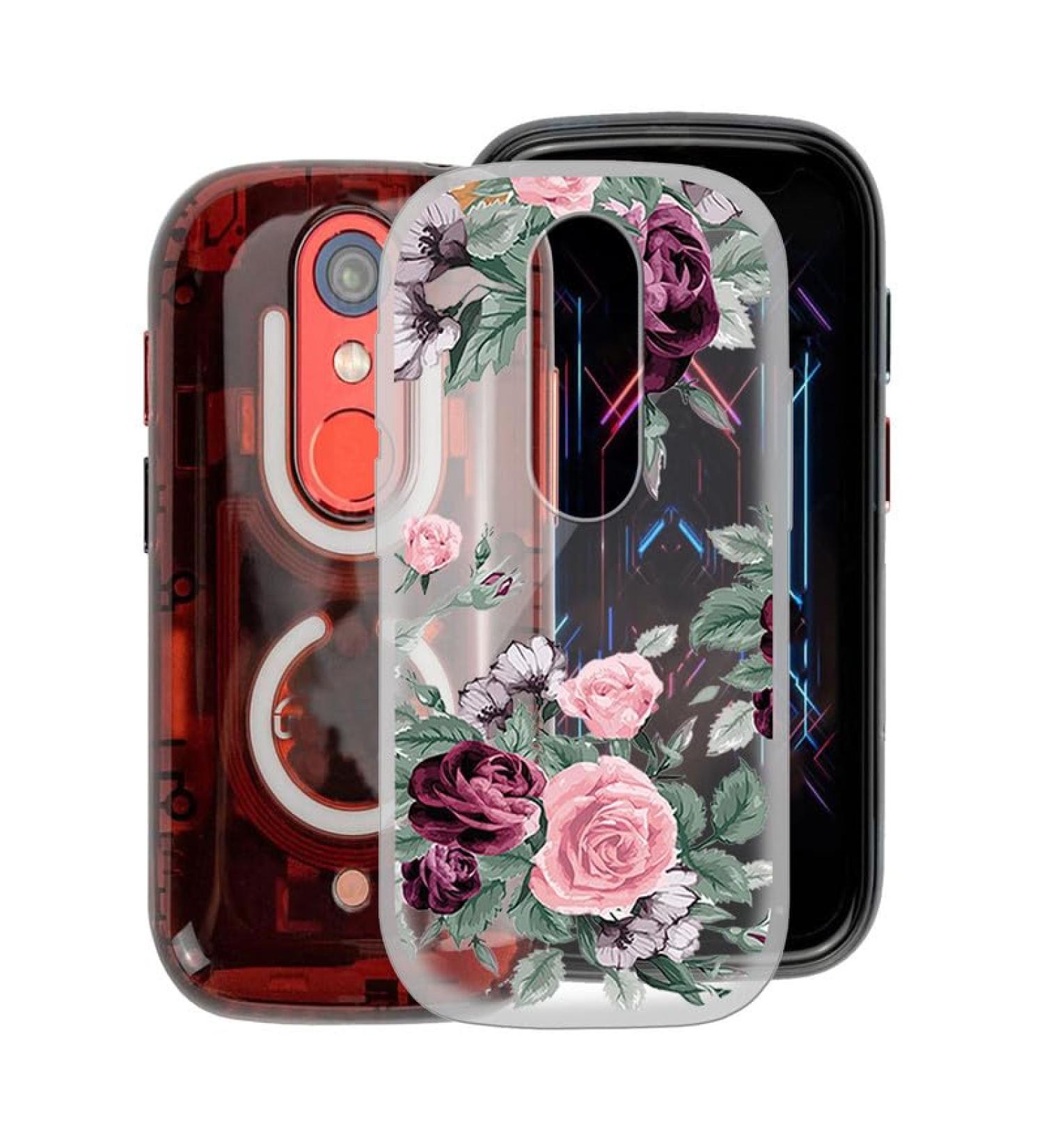 KJYFOANI Phone Case for Unihertz Jelly Star (3.00") Shockproof Bumper Soft Cover Shell Ultra-Slim Stylish X Anti-Yellowing Protection Case for Unihertz Jelly Star for Women/Girl - Rose Flower - Buy Online on GoSupps.com