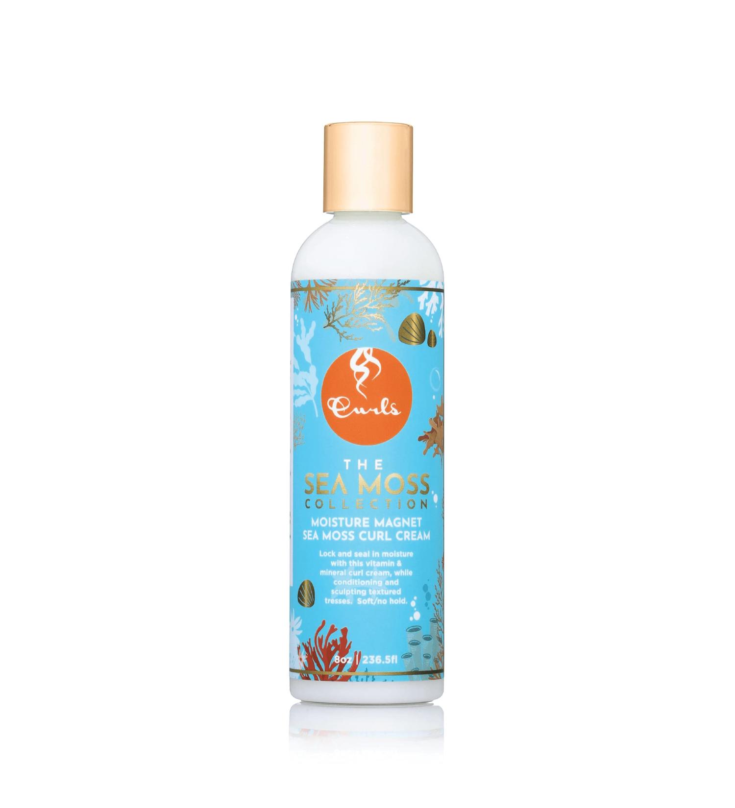 Curls Sea Moss Moisture Magnet Cream - Hydrates, Defines Waves, Controls Frizz - 8oz - Buy Online on GoSupps.com