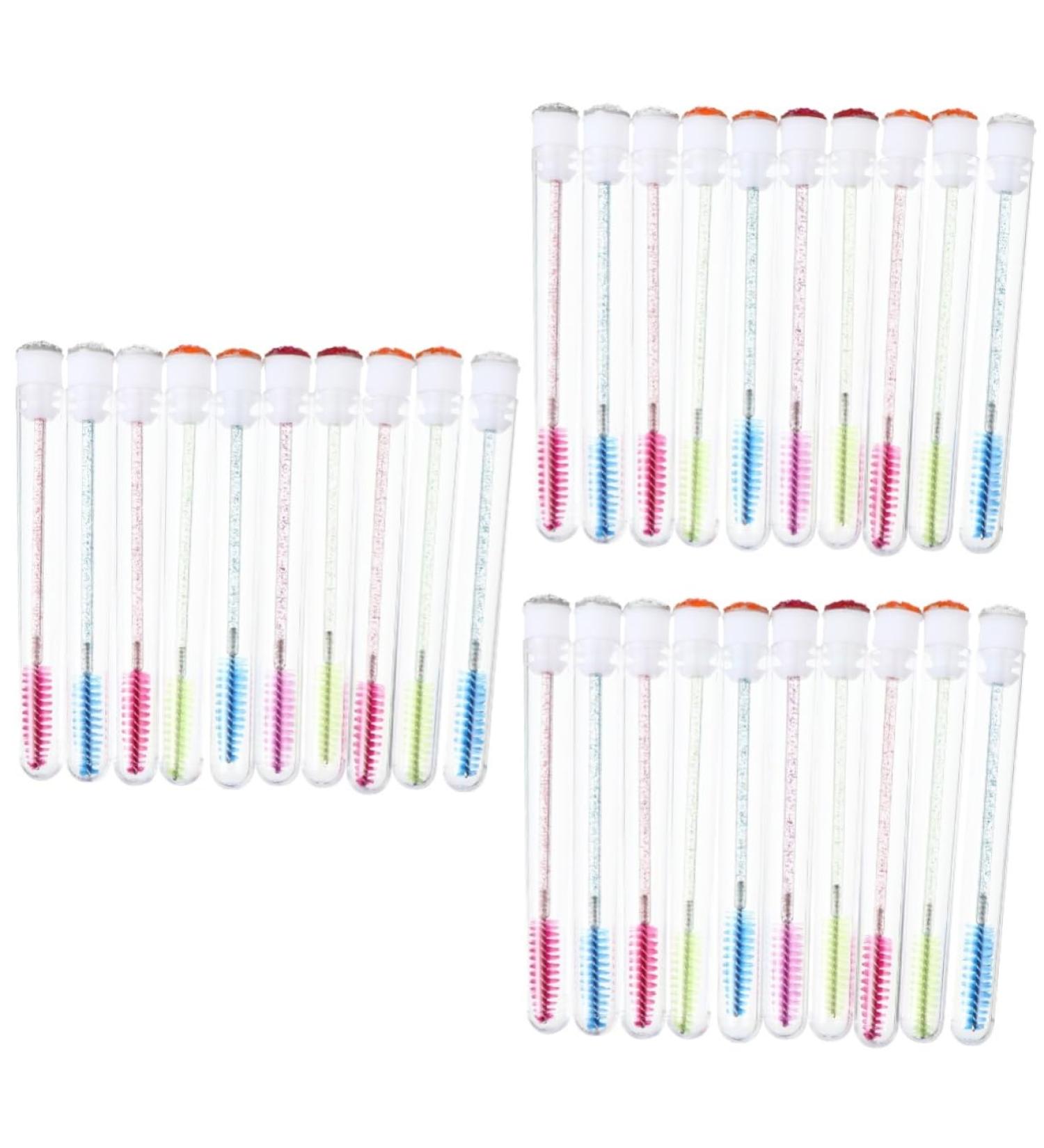 TOVINANNA 30 Pcs Mascara Wand Tube Refillable Tubes Spoolie Bottle Plastic - Buy Online on GoSupps.com