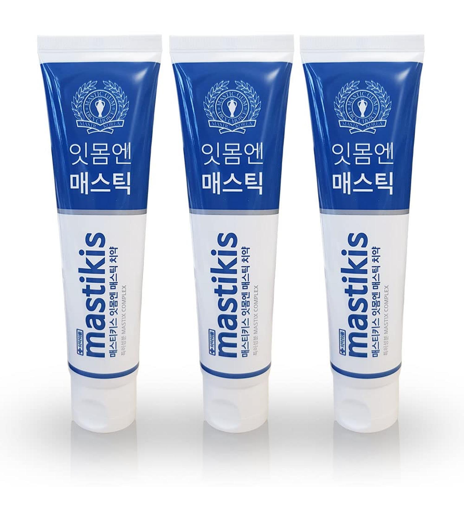 Mastikis Toothpaste 120g - Mastic Oil & Xylitol for Healthy Teeth | 3-Pack - International Shipping Available - Buy Online on GoSupps.com