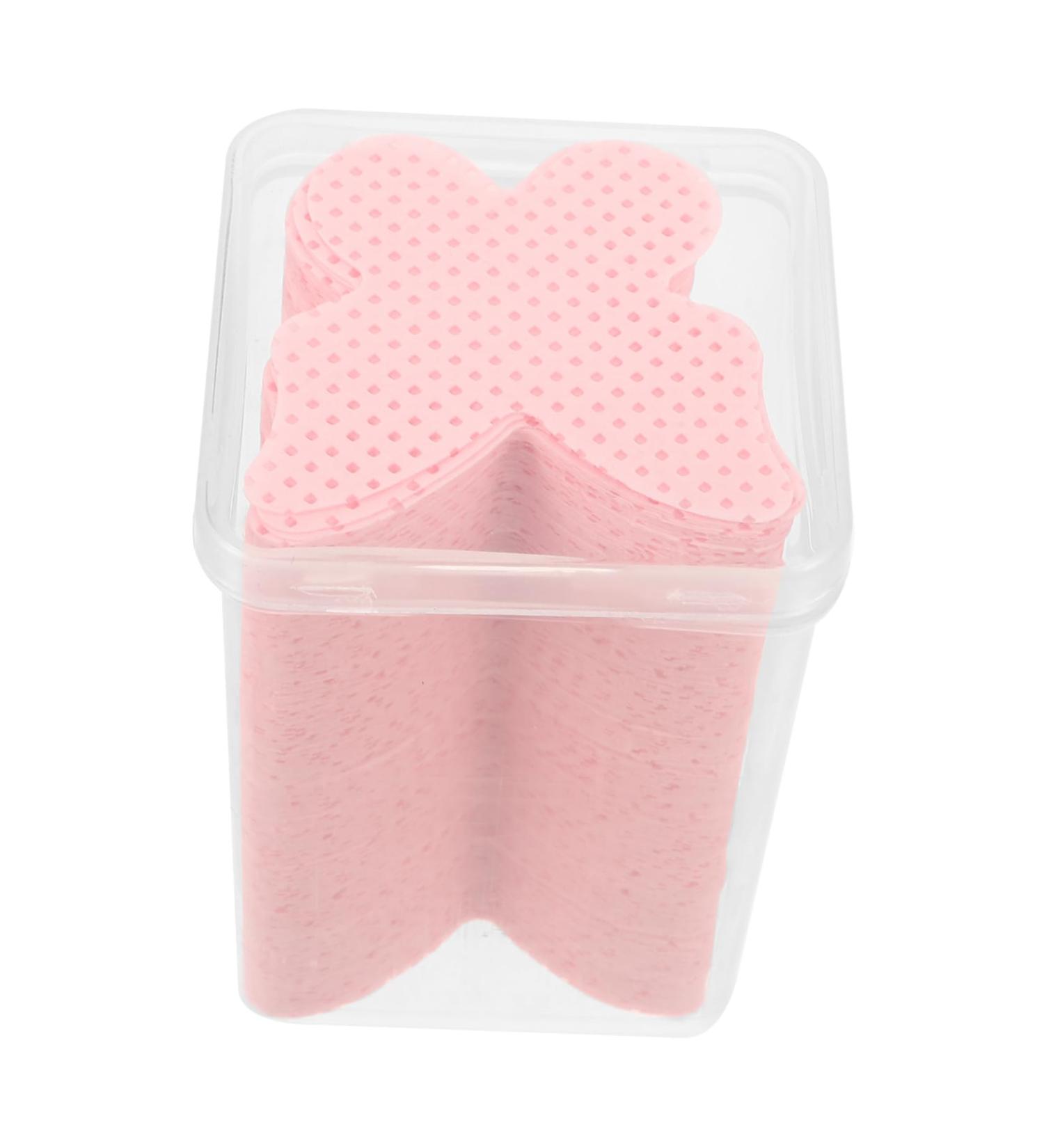  Healvian Healvian 200 Sheets Nail Pads Nail Mat Nail Wipes Nail Removal Pads Nail Glue Remover Facial Cleansing Wipes Cleansing Wipes Snail Polish Removers Pink - Buy Online on GoSupps.com