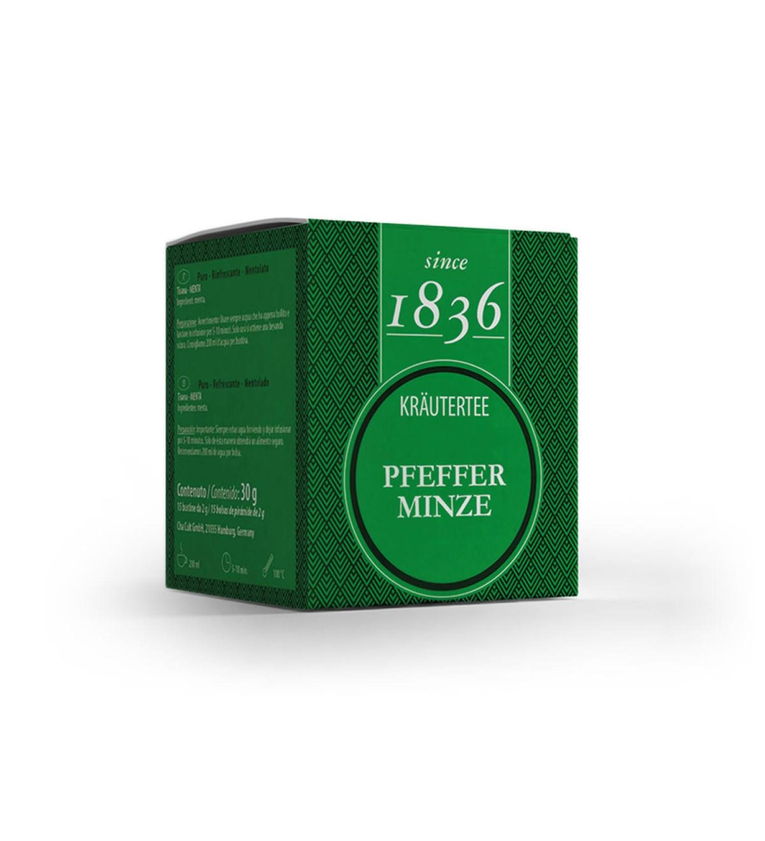 Since 1836 Peppermint Herbal Tea Mint Infusion 15 Pyramid Bags - Buy Online on GoSupps.com