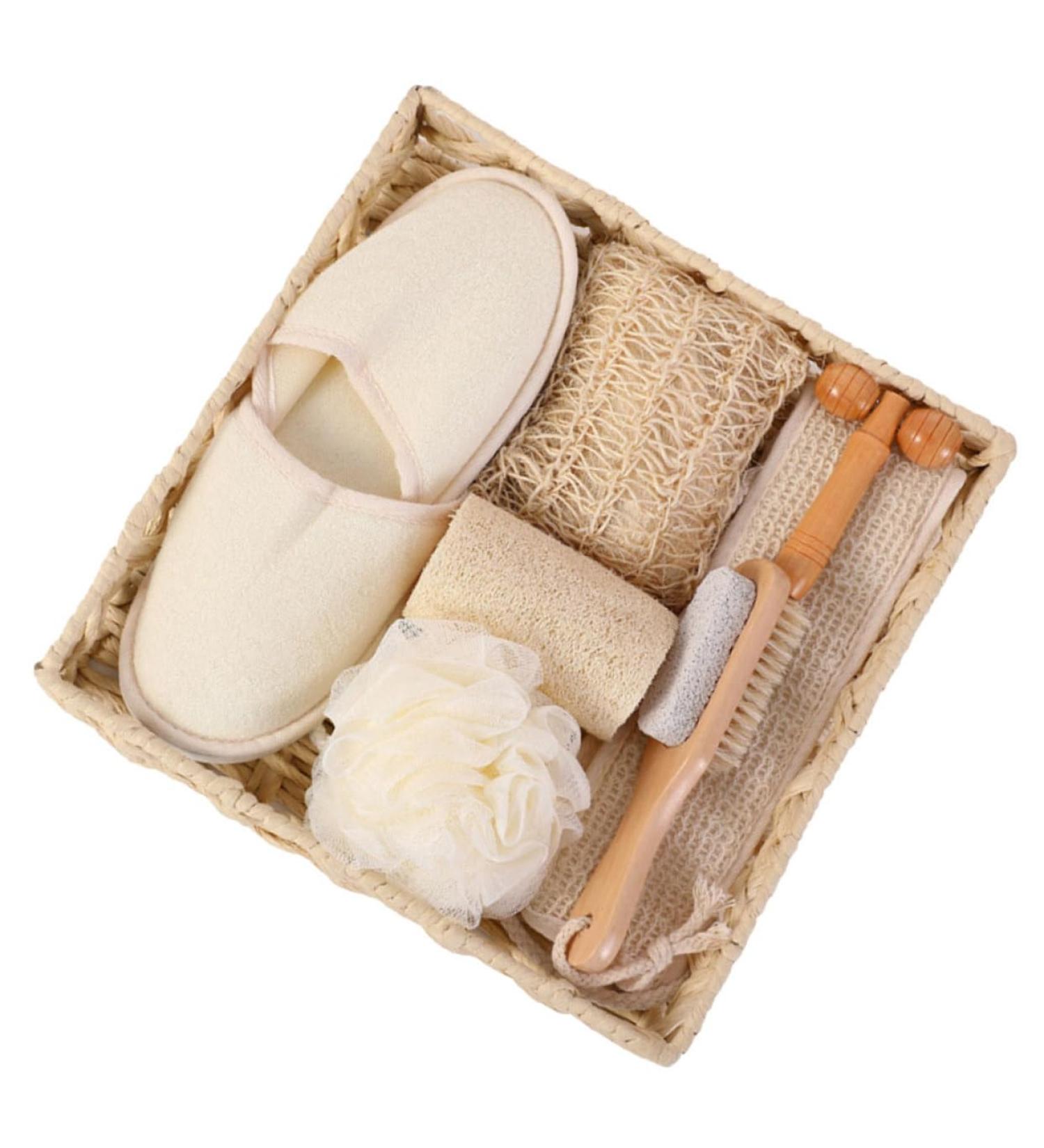 LALAFINA Spa Kit: Bath Massage Set & Spa Baskets for Women | Shower Supplies & Spa Day Essentials - Buy Online on GoSupps.com