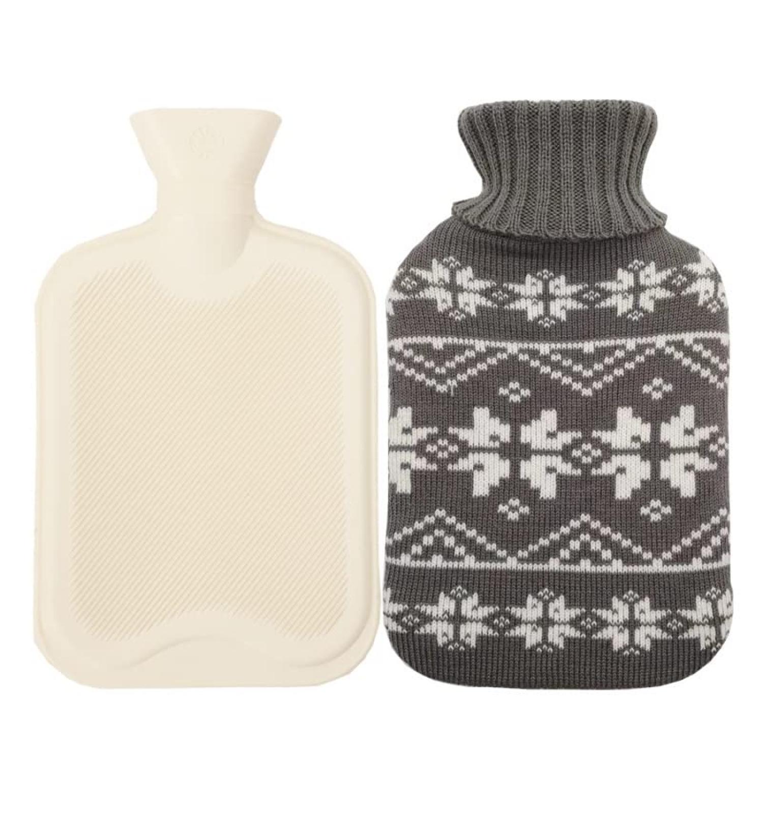 MYAMIA 500ml Hot Water Bottles with Cover | Rubber Hot Water Bag for Pain Relief | International Shipping Available - Buy Online on GoSupps.com