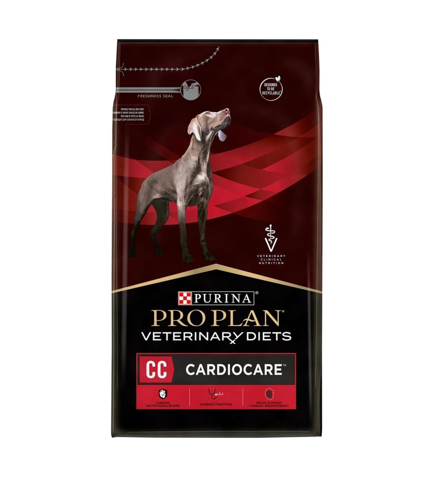 PURINA PRO PLAN Veterinary Diets CC Cardio Care 3kg dry dog food for heart support